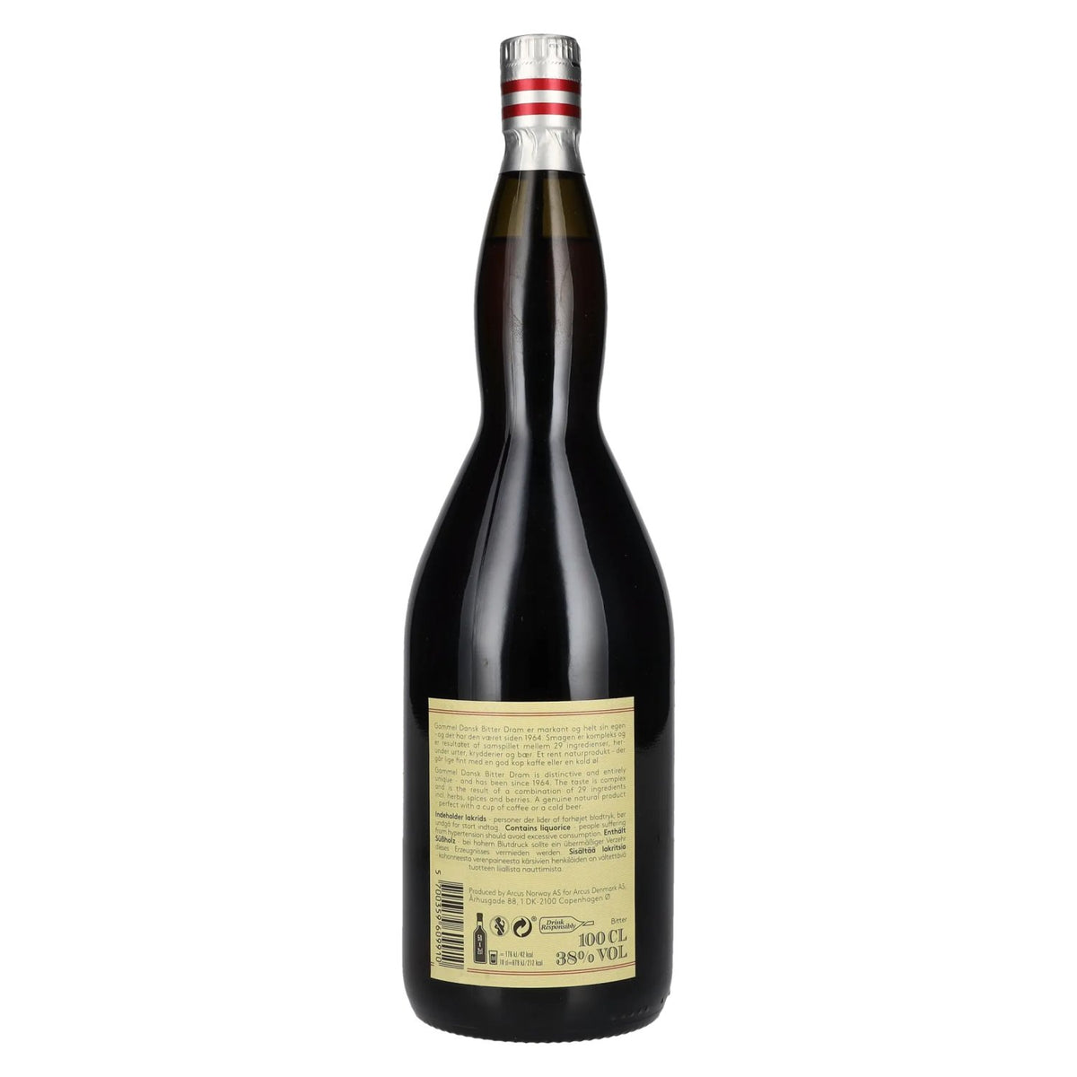 Gammel Dansk Bitter Dram 38% vol. 1l