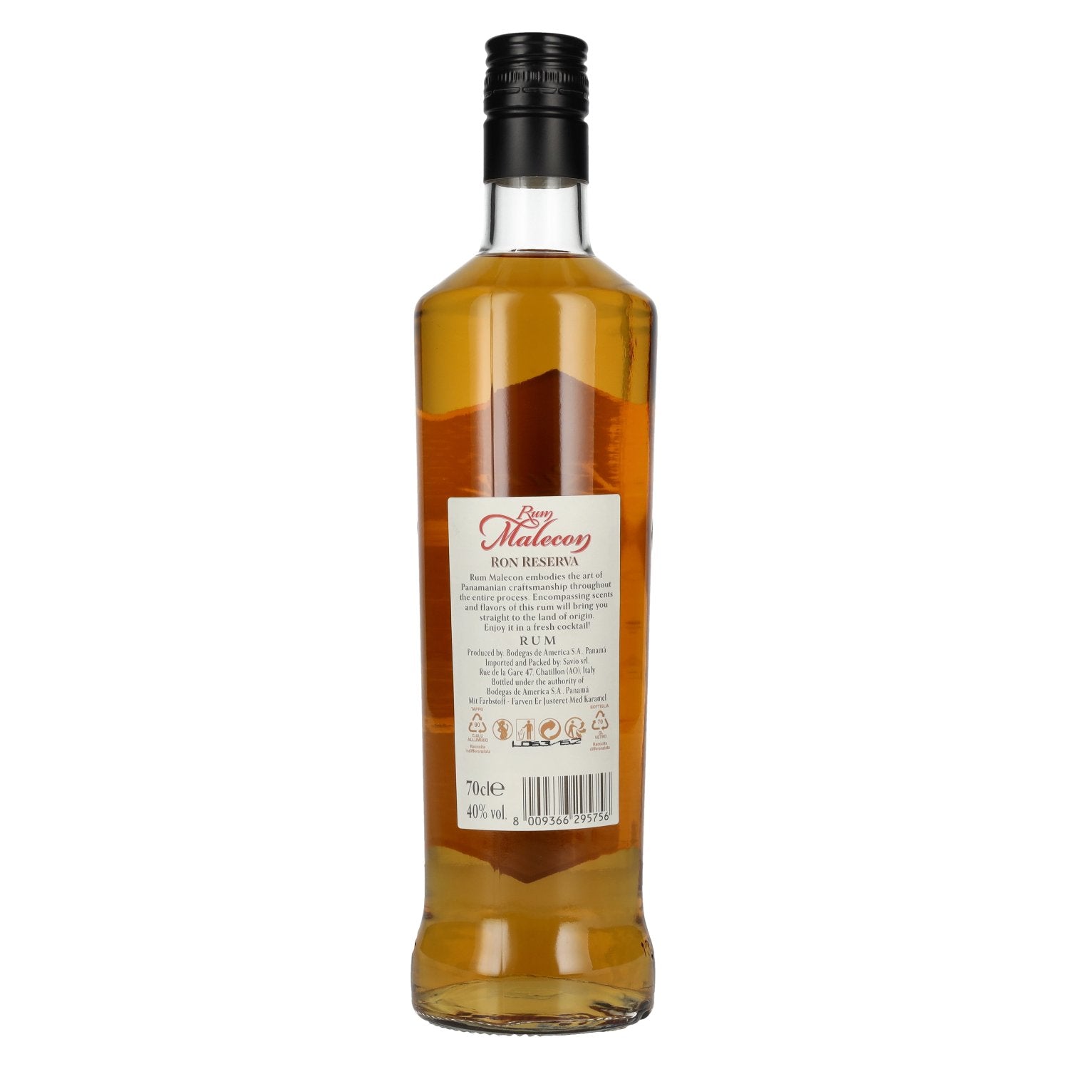 Rum Malecon Añejo 5 Años Ron Reserva 40% Vol. 0,7l