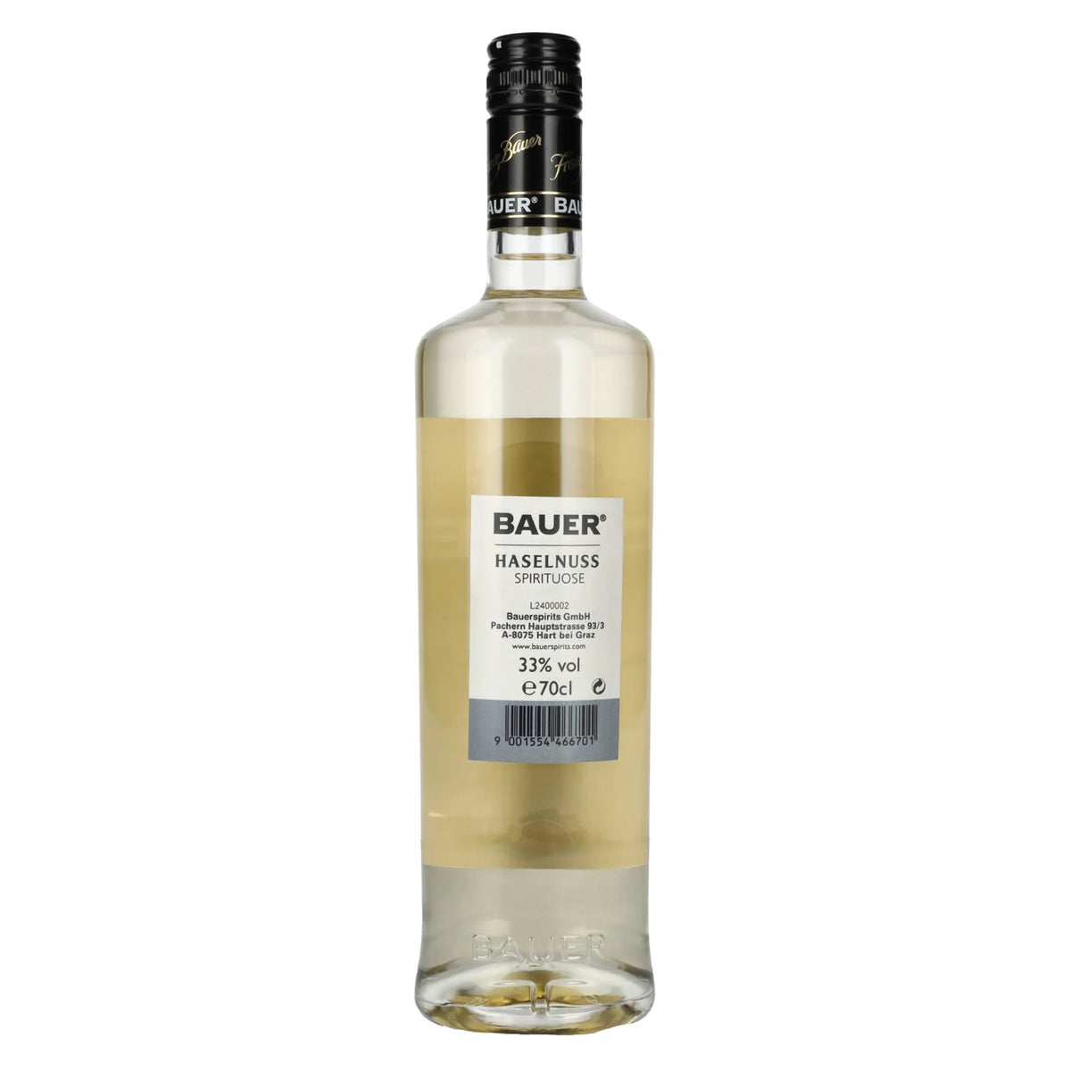 Bauer Kiss of the HAZELNUT 33% Vol. 0,7l