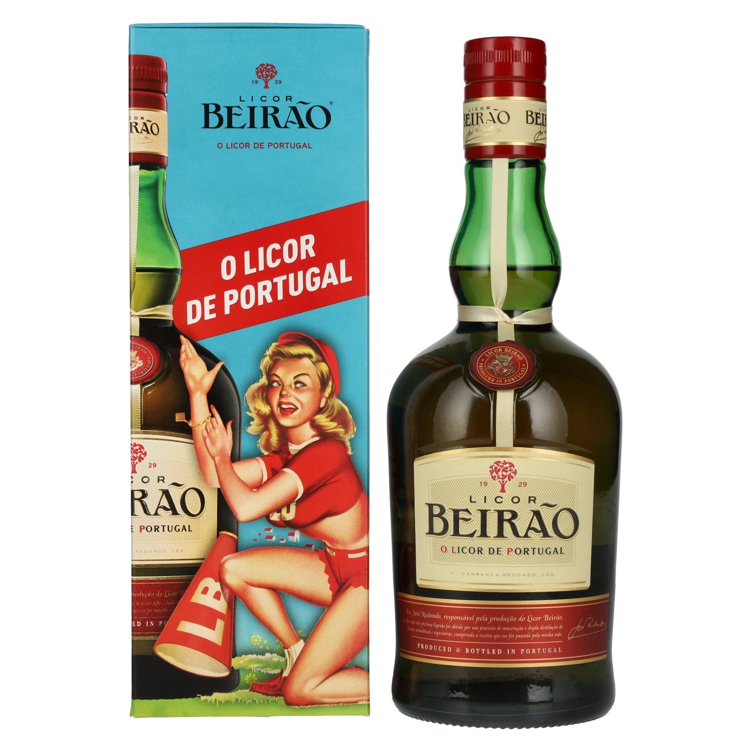 Licor Beirão 22% vol. 0,7l en coffret cadeau