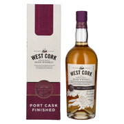 West Cork Irish Whiskey PORT CASK FINISHED 43 % vol. 0,7 l dans un coffret cadeau