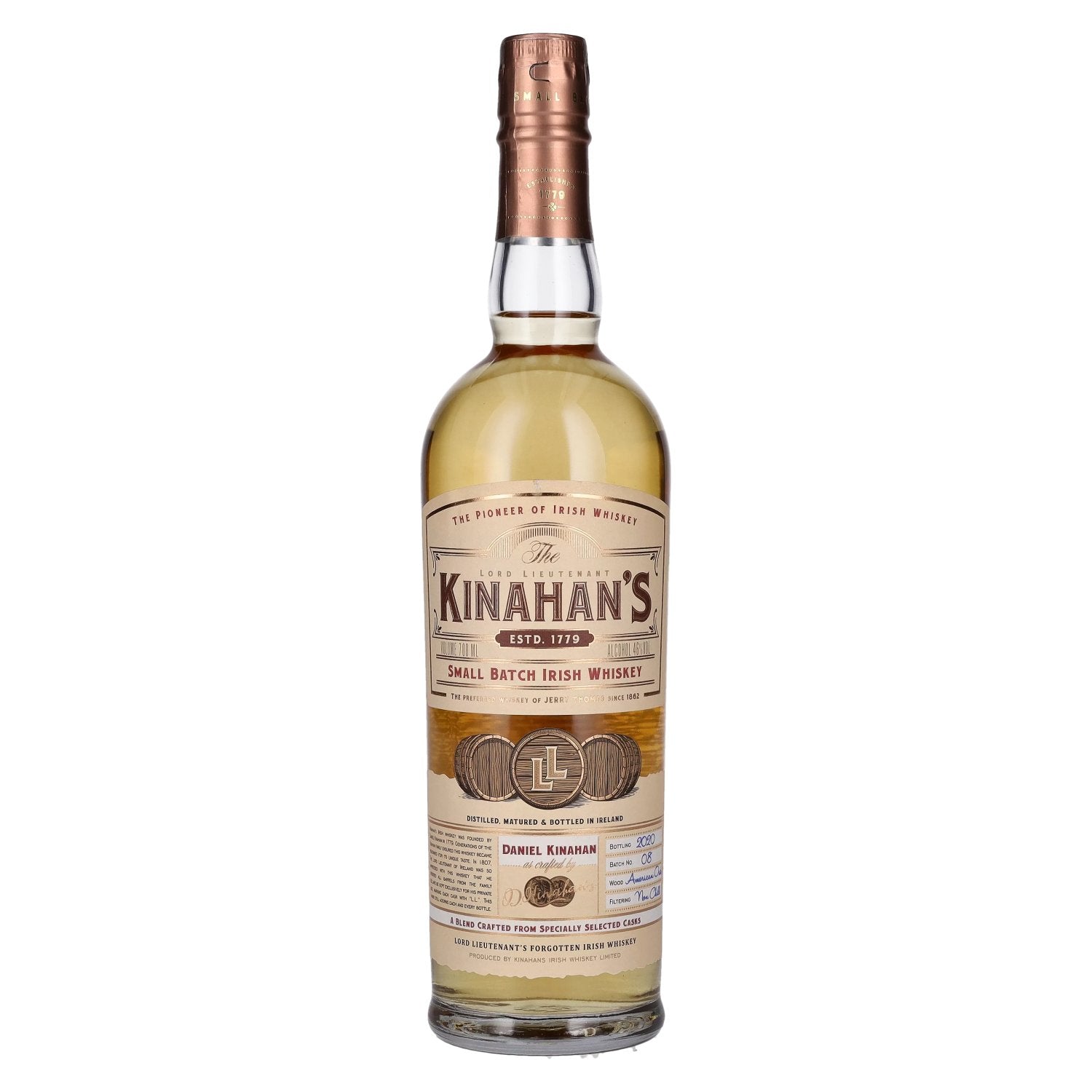 Kinahan's Small Batch Irish Whiskey 46% vol. 0,7l