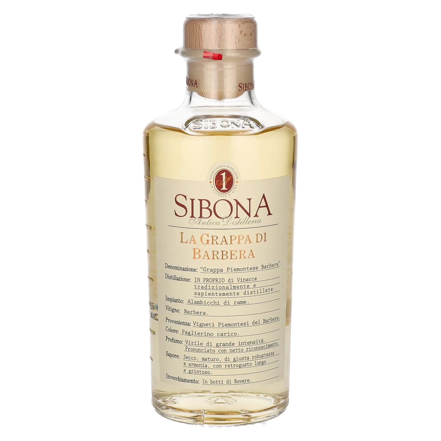 Sibona La Grappa di BARBERA 40% vol. 0,5l