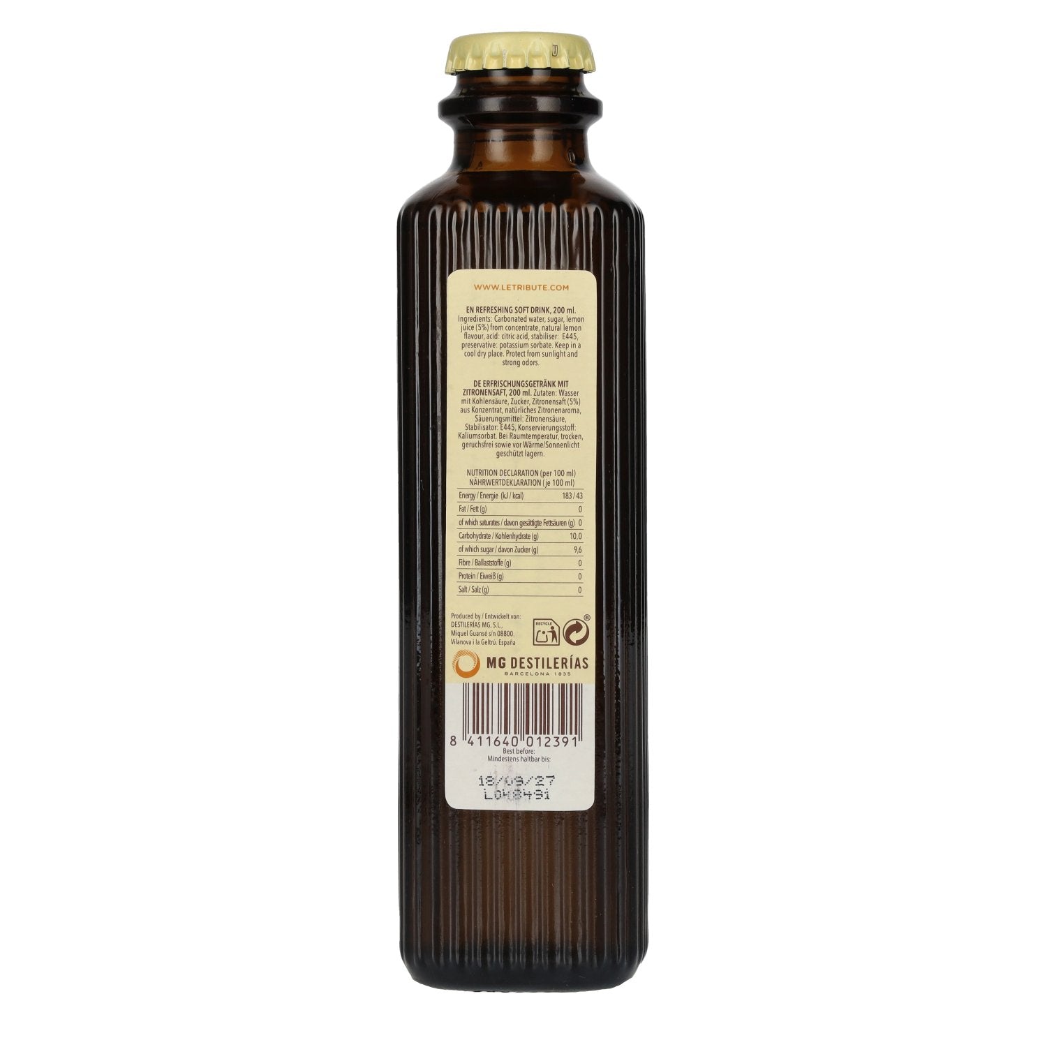 Le Tribute Lemonade 24 x 0,2 l