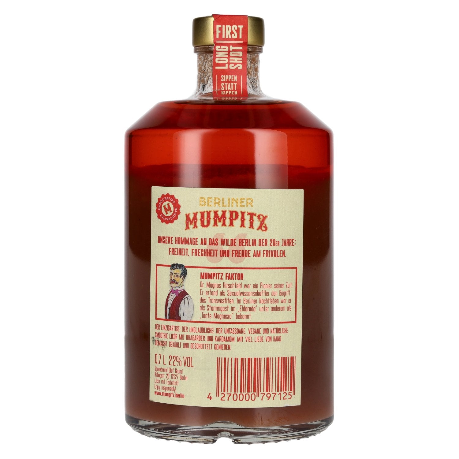 Berliner Mumpitz Rhabarber & Kardamom 22% Vol. 0,7l