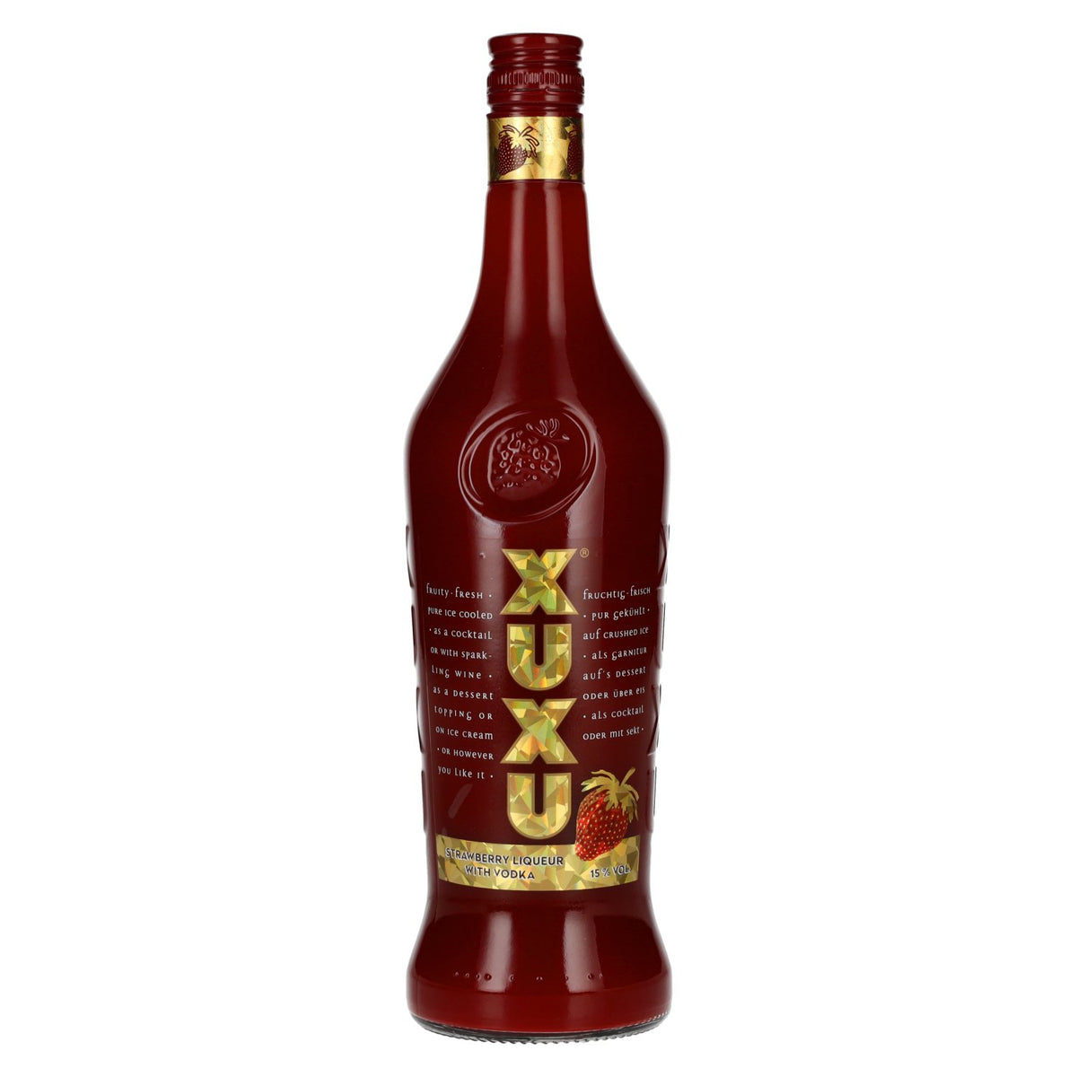 XUXU Liqueur de fraise à la vodka 15% vol. 0,7l