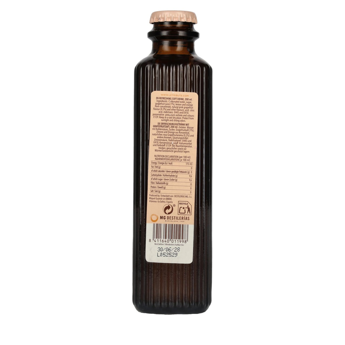 Le Tribute Pink Grapefruit 24 x 0,2 l