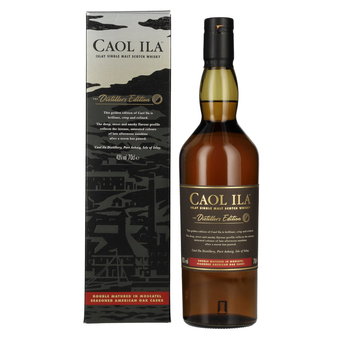 Caol Ila The Distillers Edition Double Matured 43% Vol. 0,7l in gift box