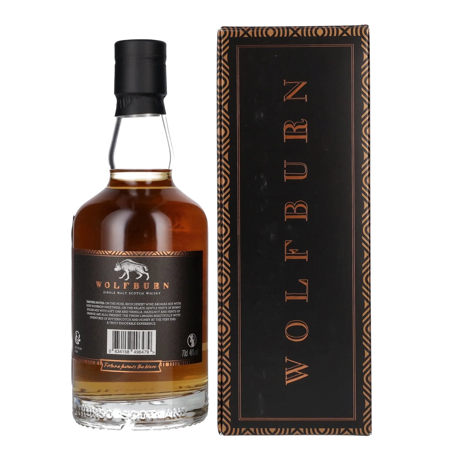 Wolfburn N°204 Single Malt Scotch Whisky Small Batch Release 46% Vol. 0,7l en coffret cadeau