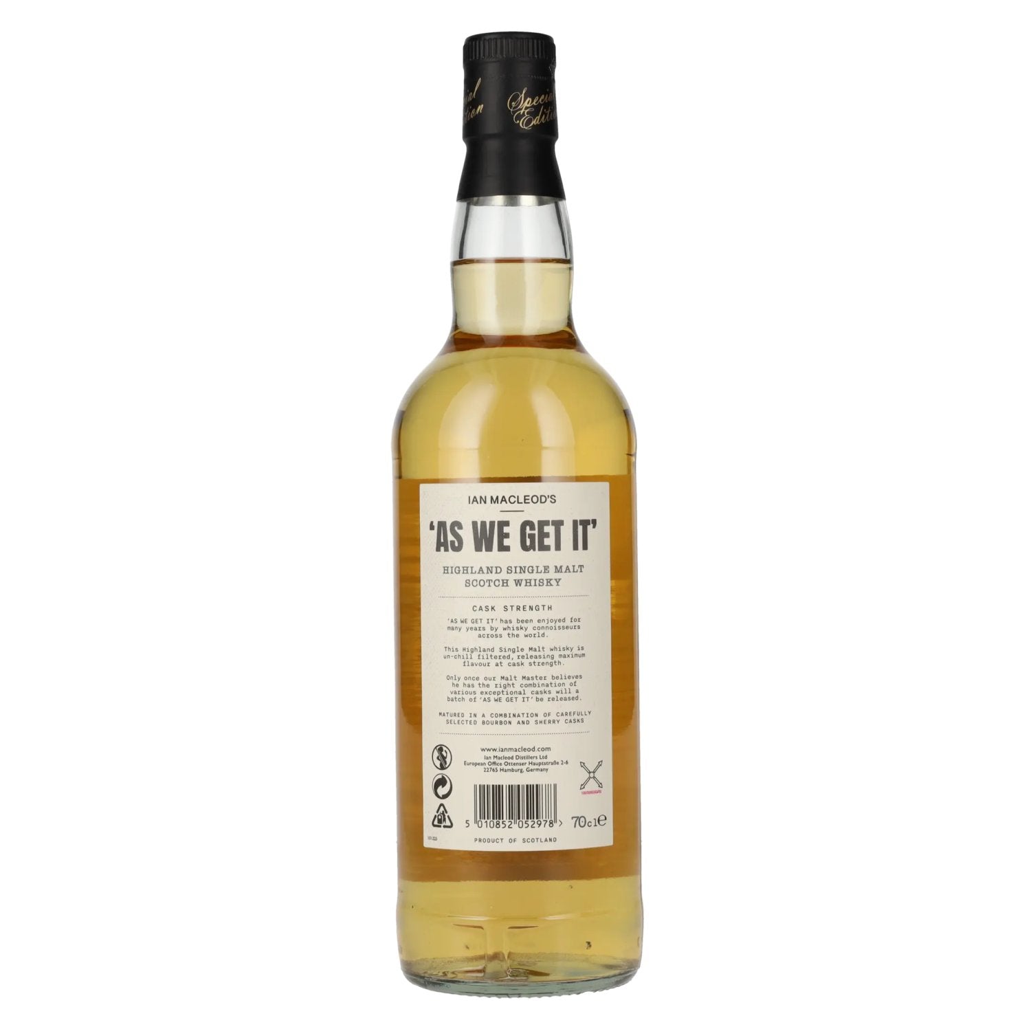 Ian Macleod's AS WE GET IT Highland Single Malt Cask Strength 60,4% Vol. 0,7l