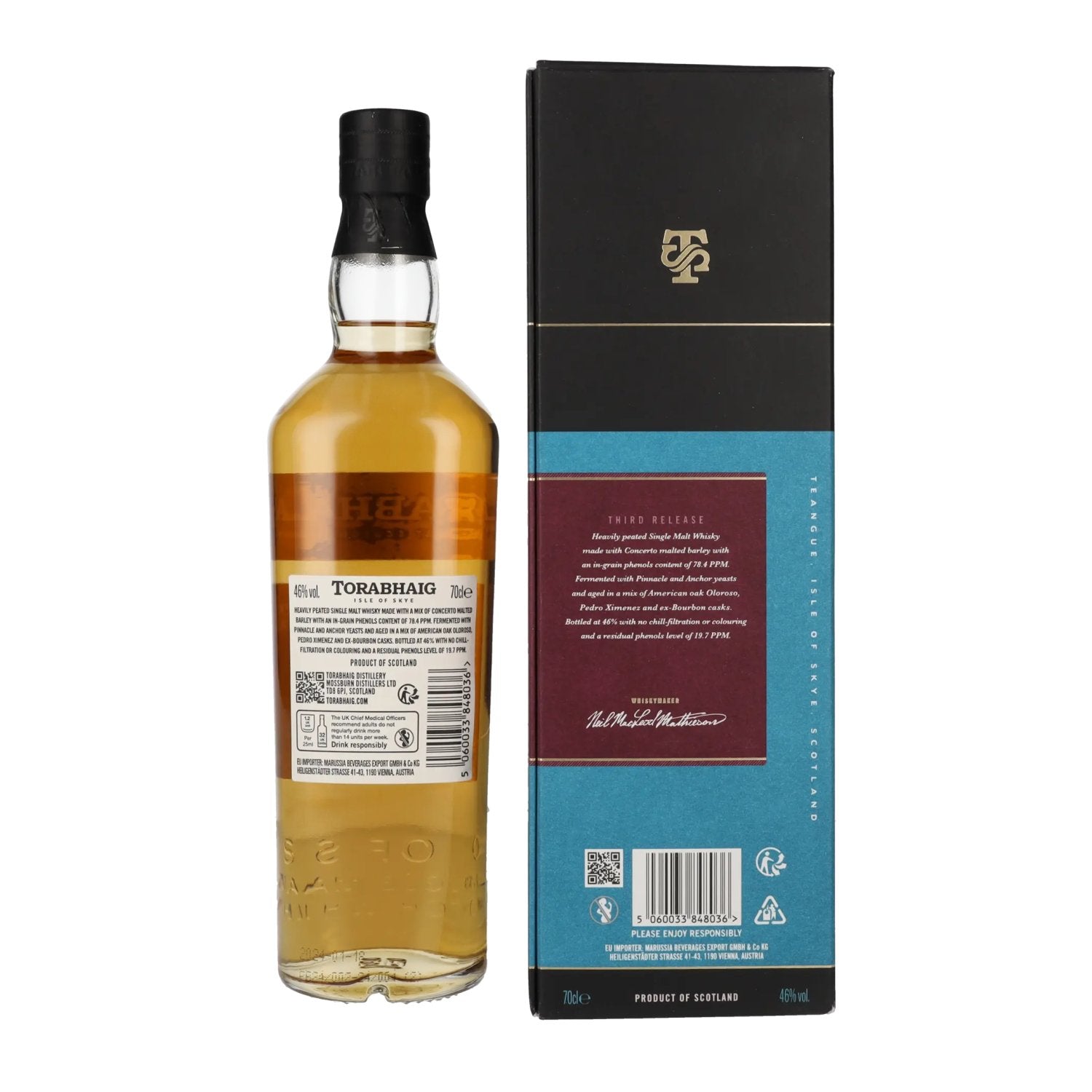 Torabhaig CNOC NA MÒINE The Legacy Series Single Malt 46% Vol. 0,7l in gift box