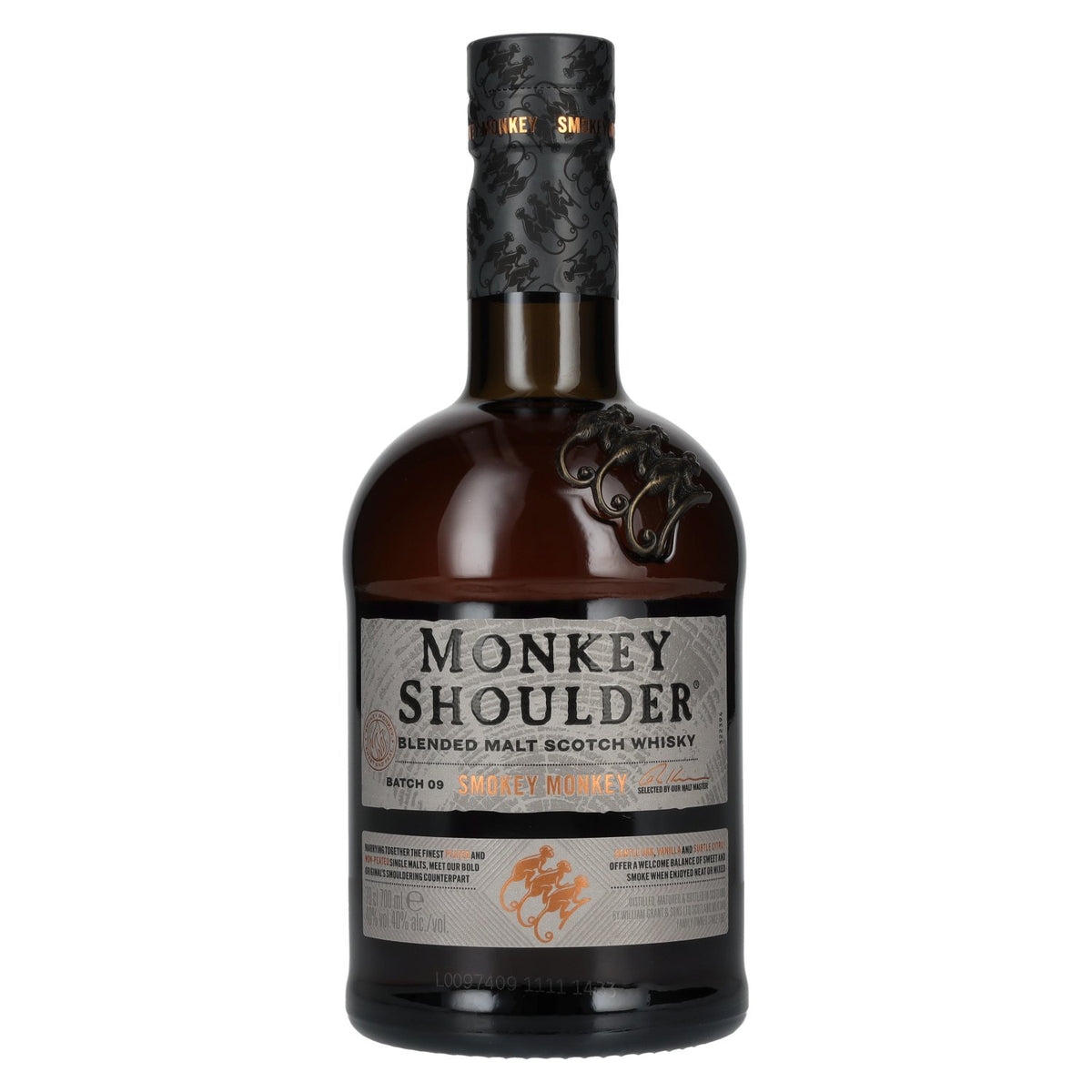 Monkey Shoulder SMOKEY MONKEY Blended Malt BATCH 9 40% Vol. 0,7l