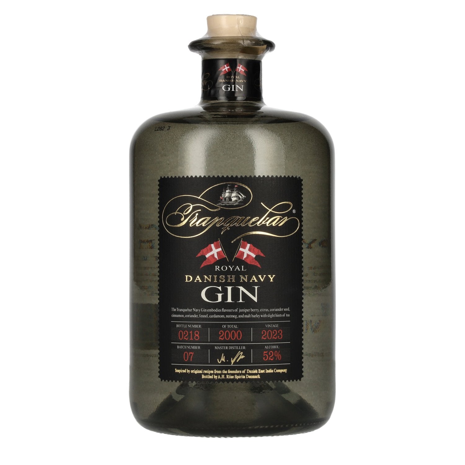 Tranquebar Royal Danish Navy Gin 52% vol. 0.7 l