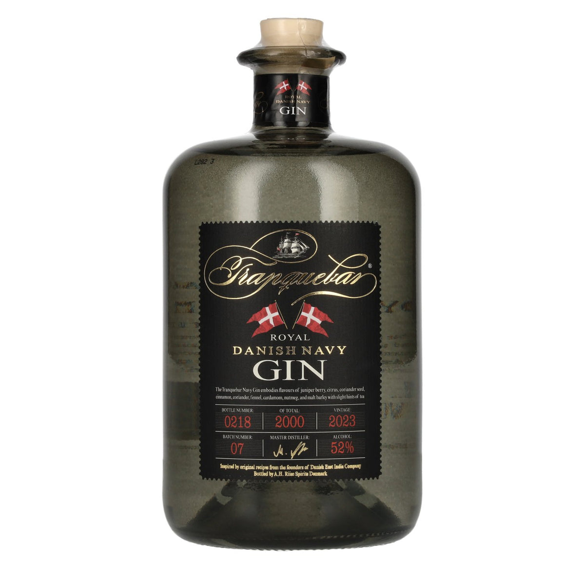 Gin Tranquebar de la Marine royale danoise, 52 % vol., 0,7 l