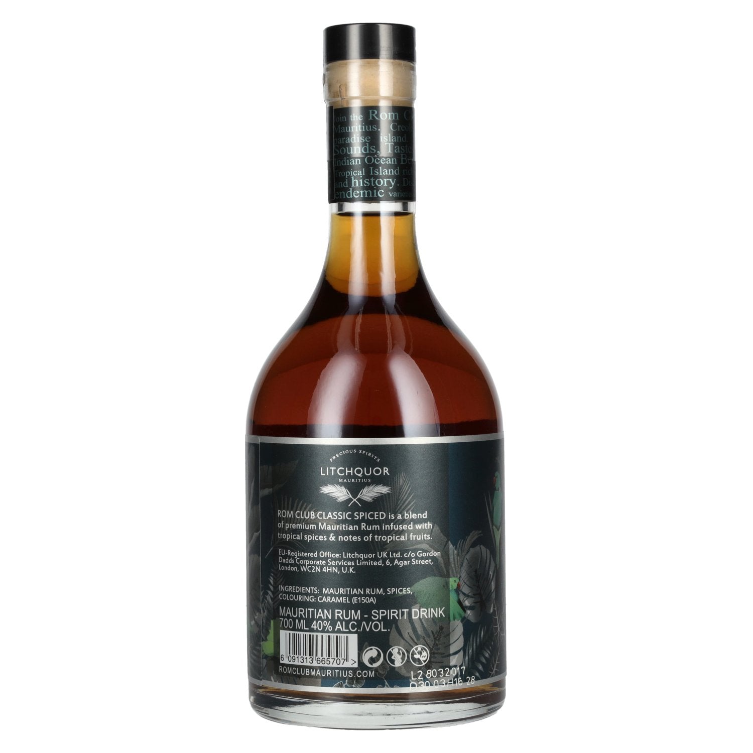 Mauritius Rom Club CLASSIC Spiced 40% Vol. 0,7l