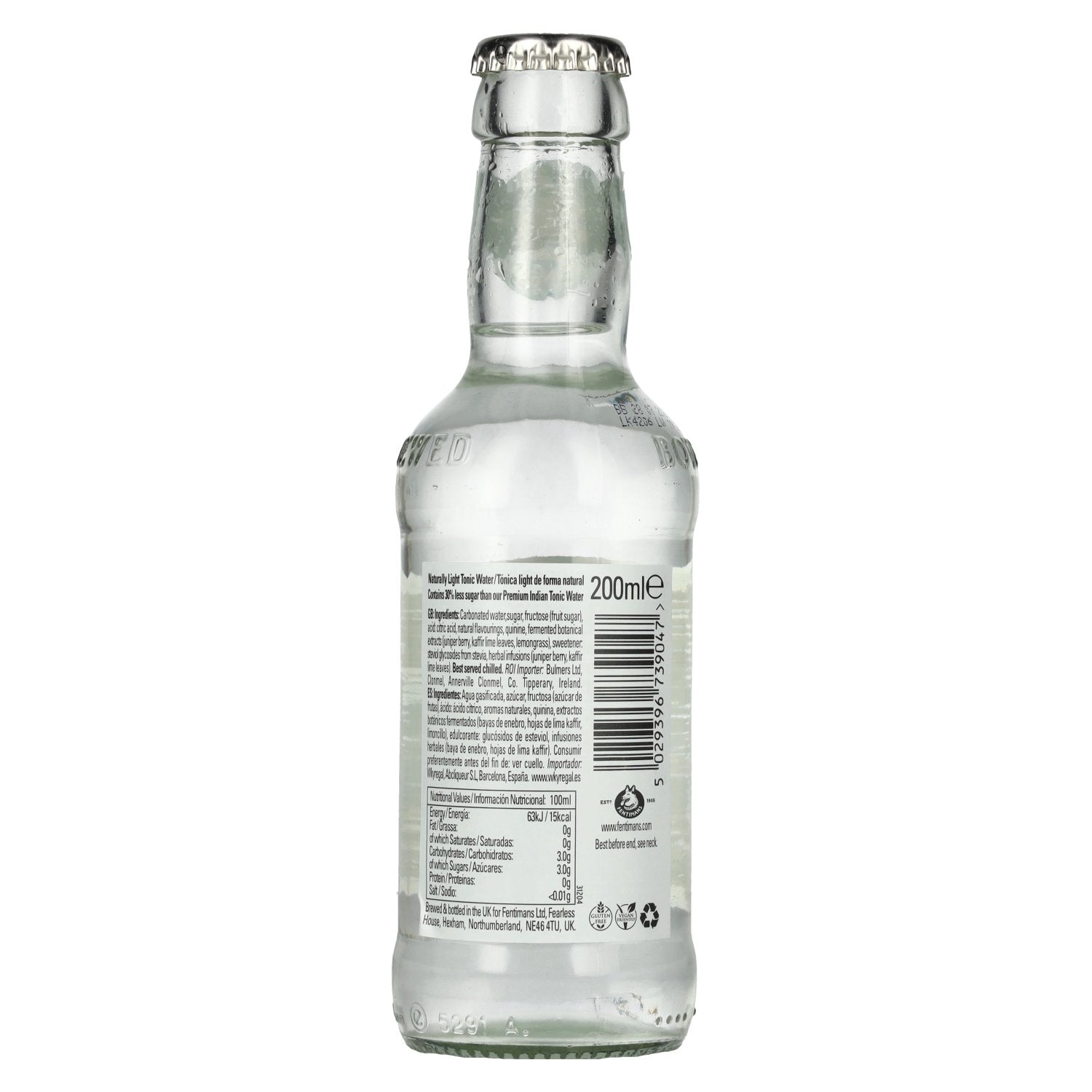 Fentimans NATURALLY LIGHT Tonic Water 0,2l