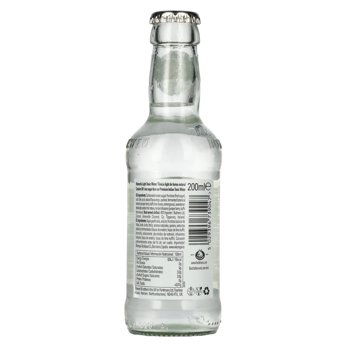 Fentimans NATURALLY LIGHT Tonic Water 0.2l