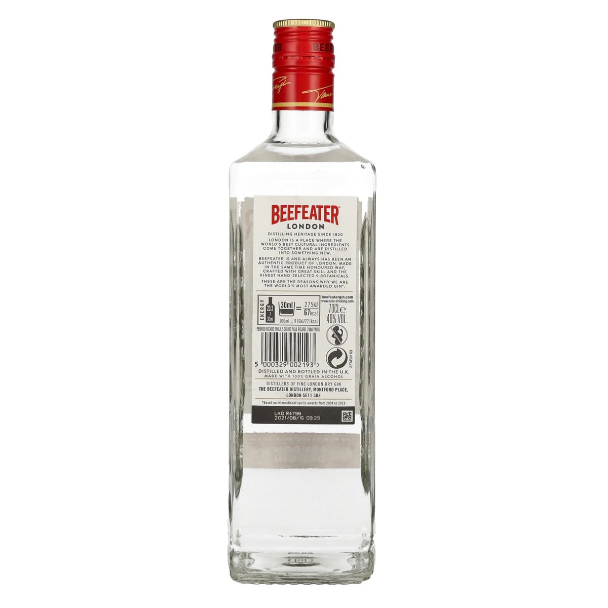 Beefeater London Dry Gin 40% Vol. 0,7l