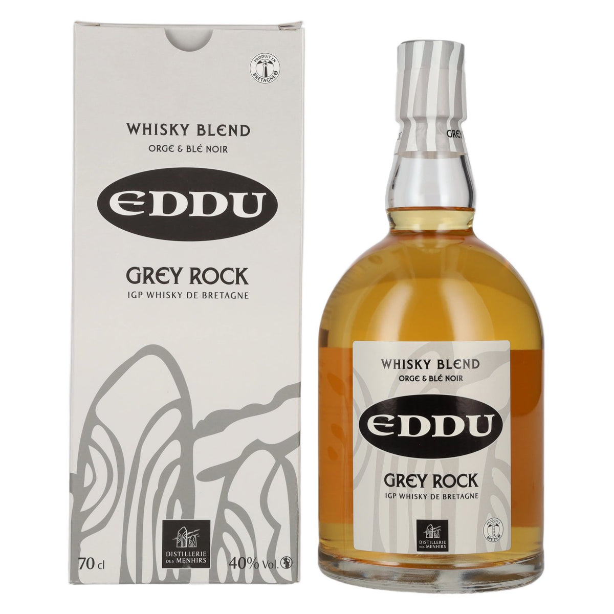 Eddu Grey Rock Whisky Blend 40% ABV, 0.7l in a gift box