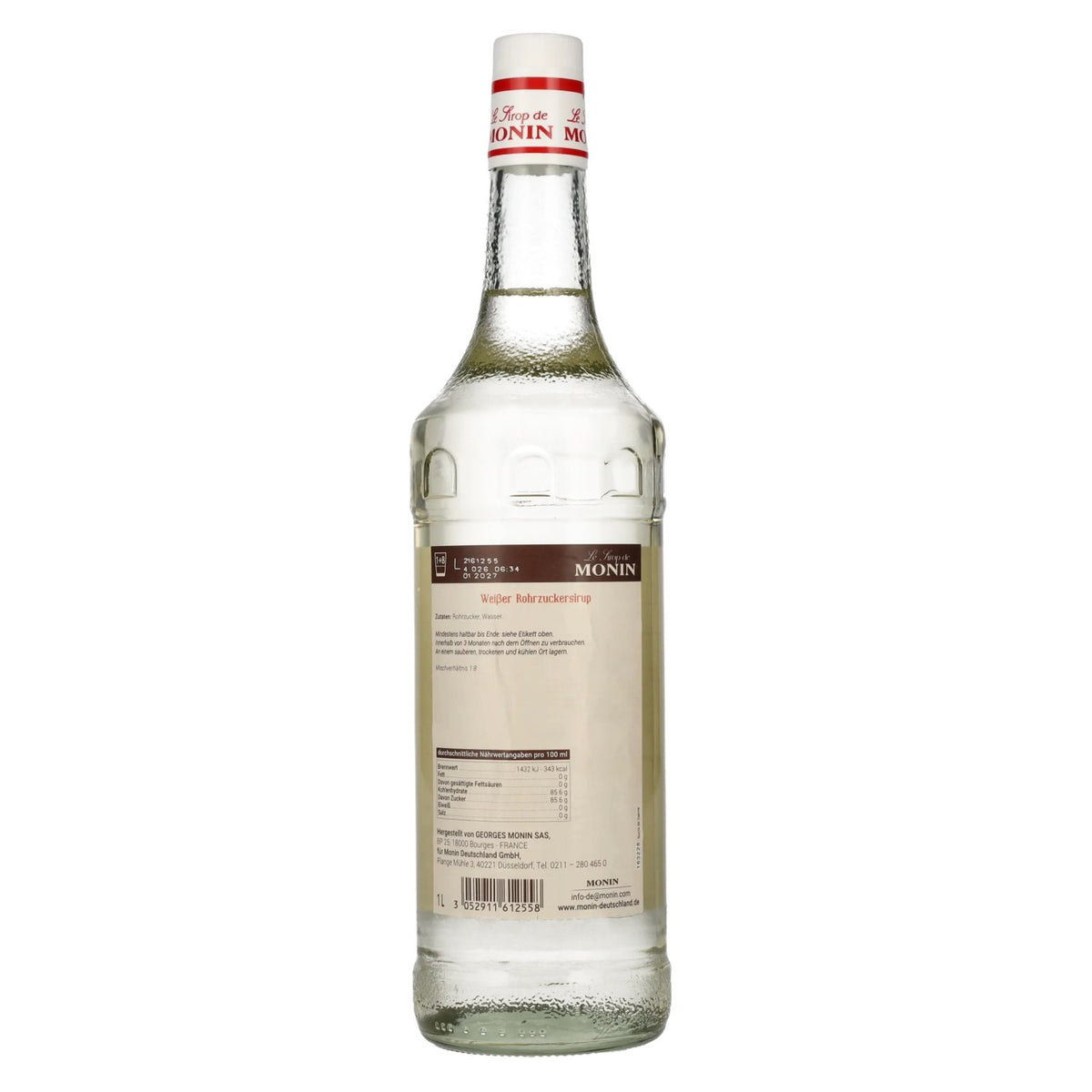 Le Sirop de Monin TUBE SUGAR 1l