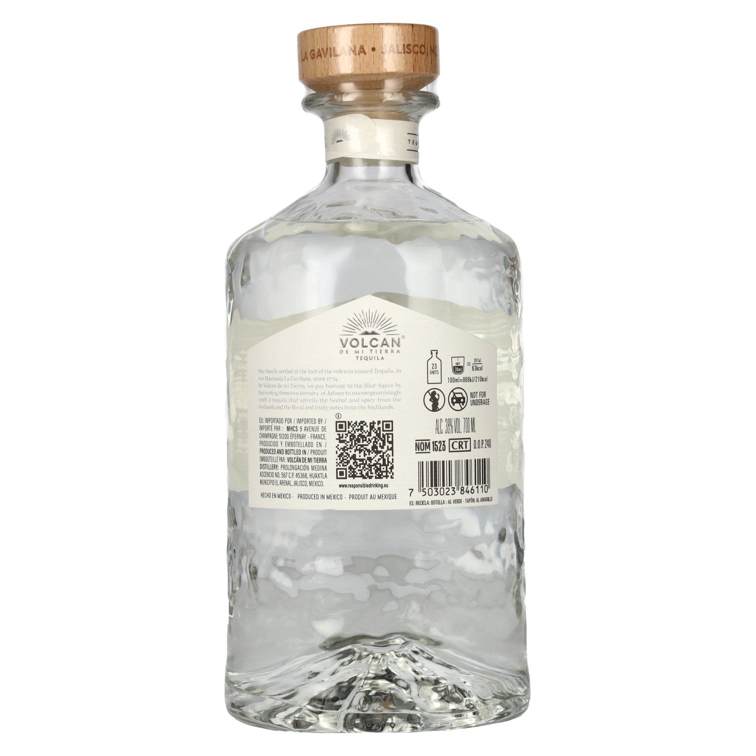 Volcan de Mi Tierra Tequila BLANCO 38% Vol. 0,7l