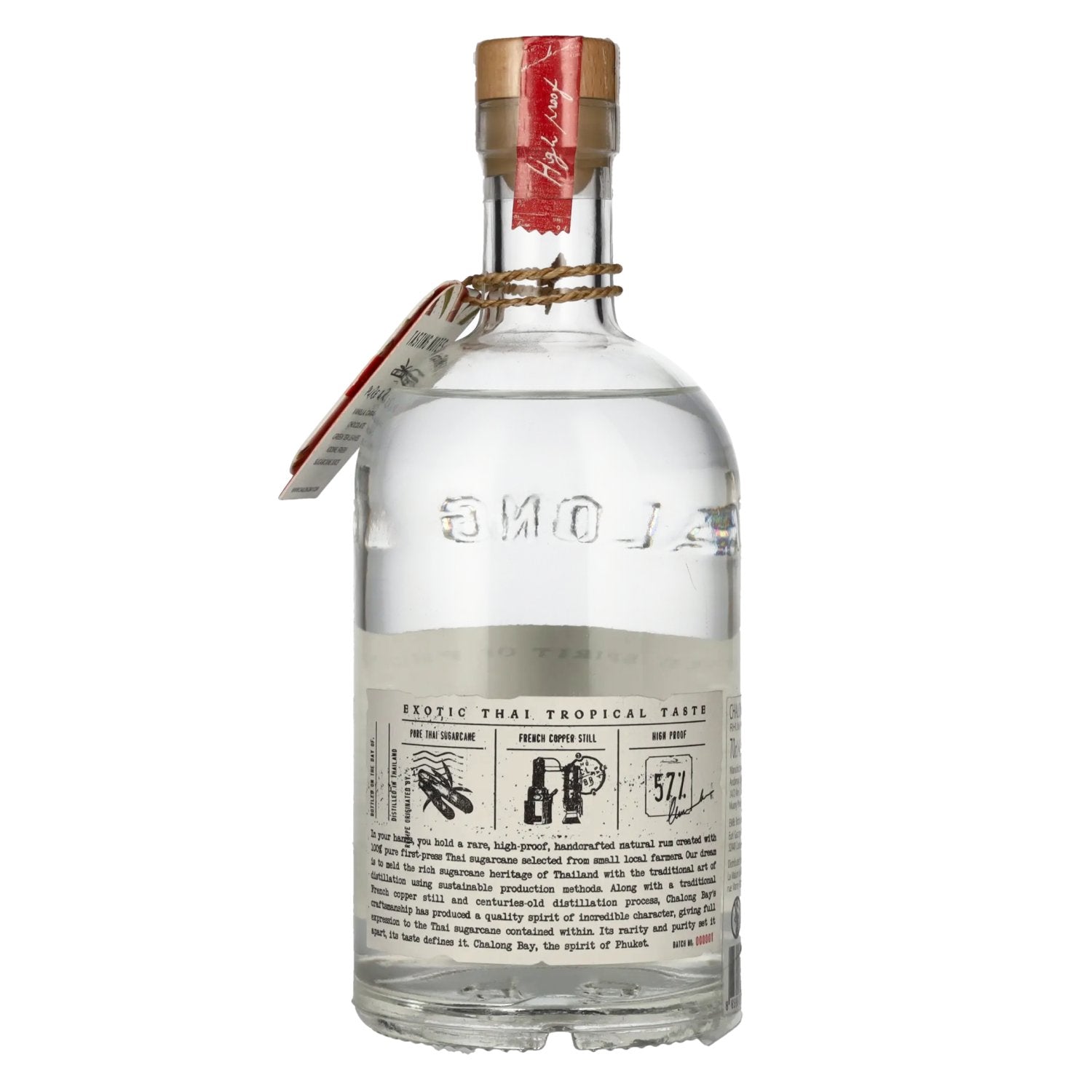Chalong Bay HIGH PROOF Rum 57% vol. 0,7l