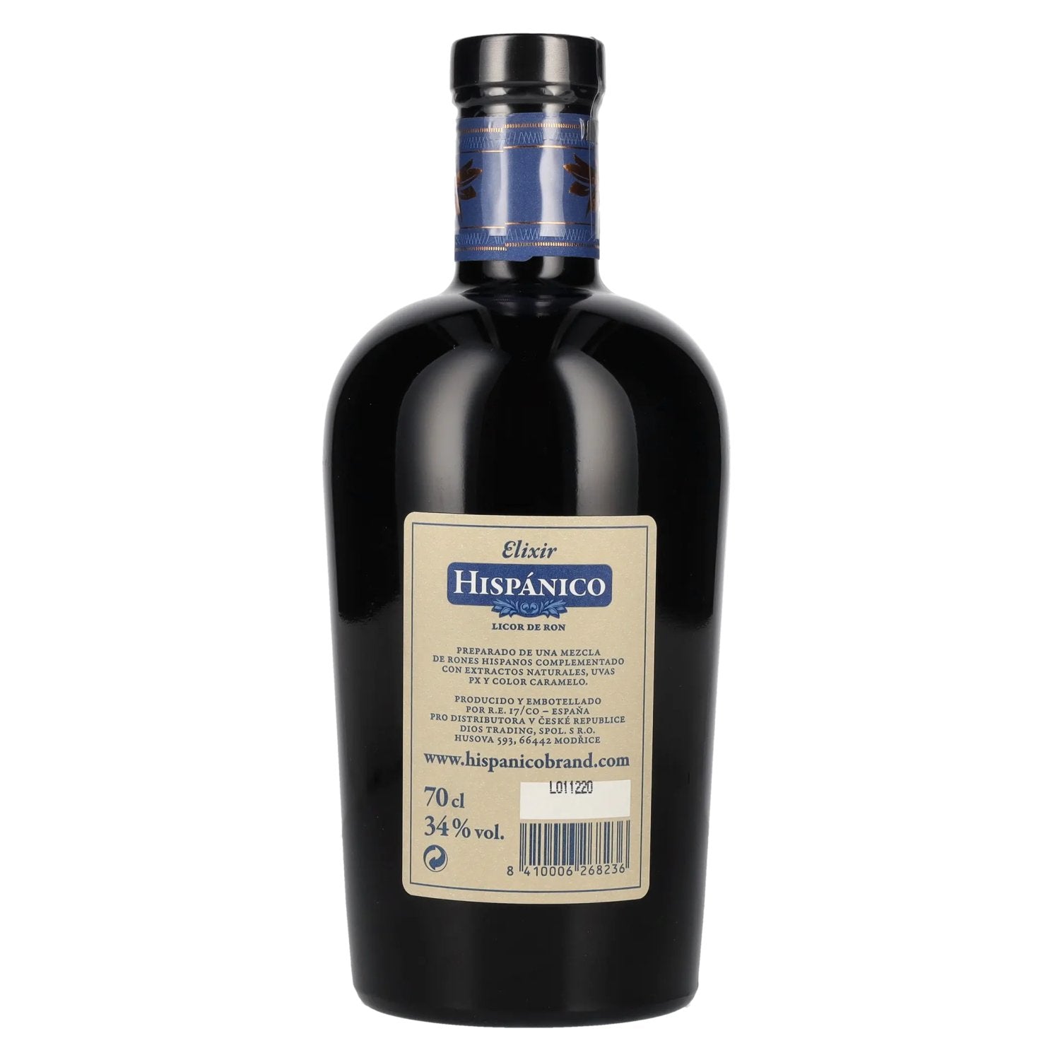 Hispánico Elixir Licor de Ron 34% Vol. 0,7l