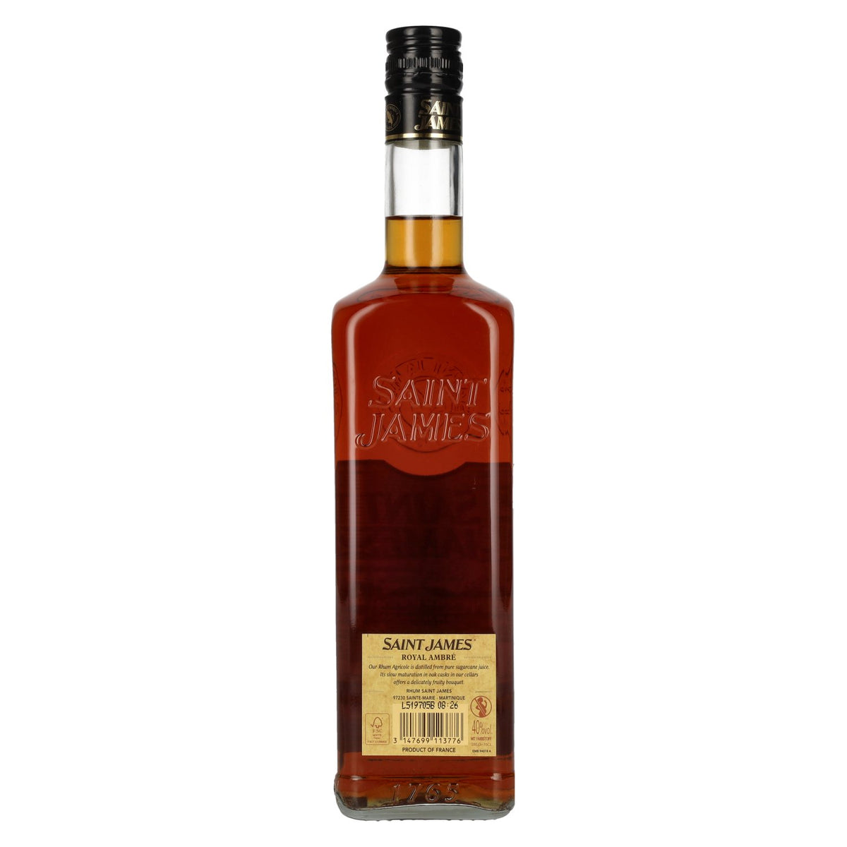 Saint James ROYAL AMBRÈ Rhum Agricole 40% Vol. 0,7l
