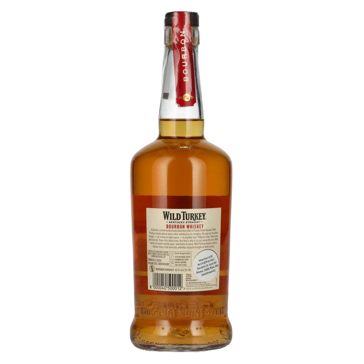 Wild Turkey Kentucky Straight BOURBON Whisky 40.5% ABV 0.7l