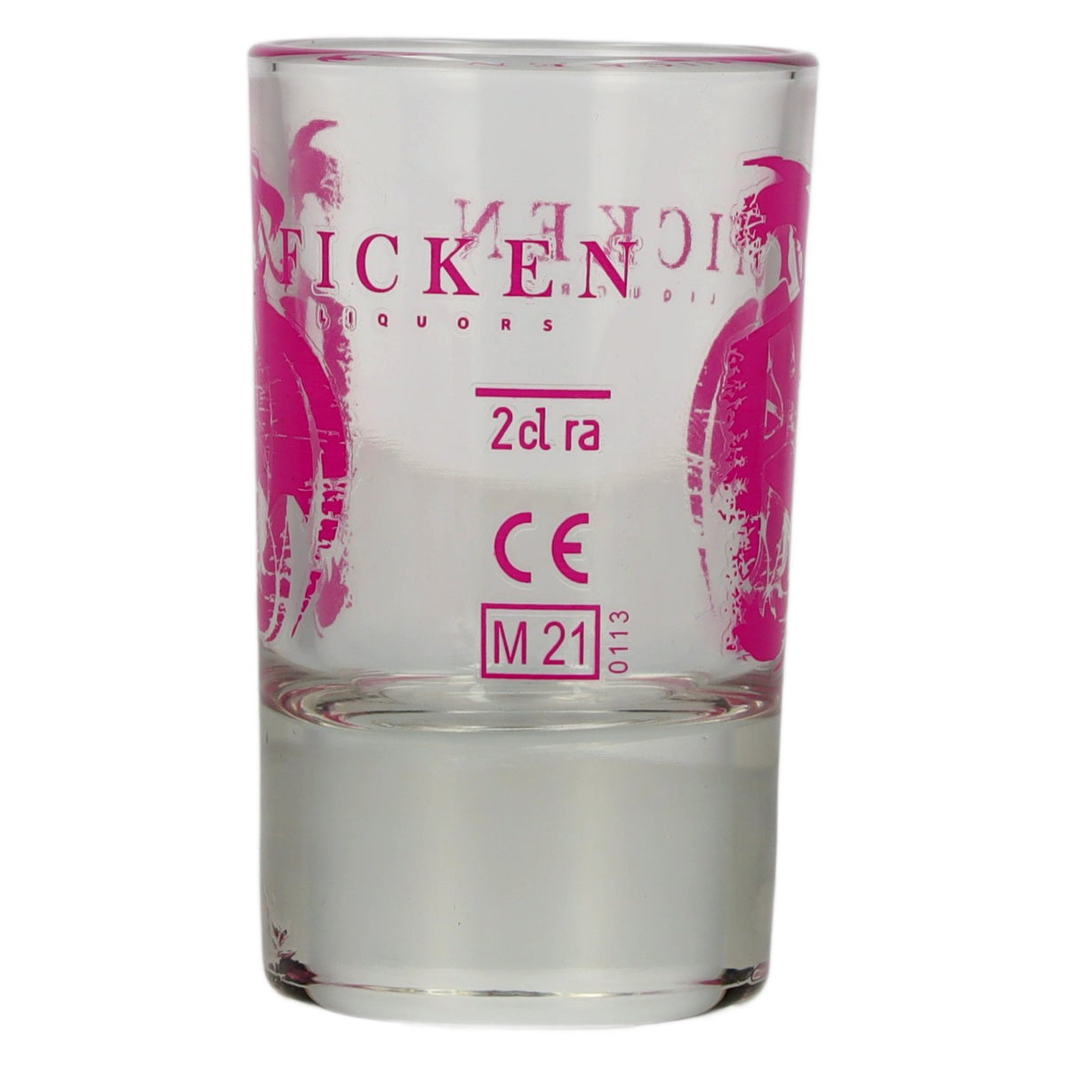Ficken Liquors Schnapsglas mit Eichung 2 cl