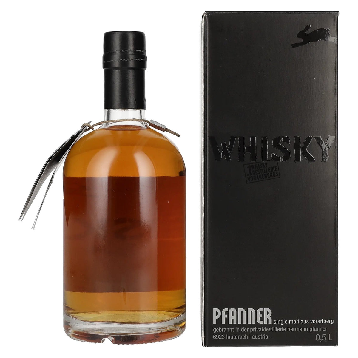 Pfanner Smoky Single Malt Whisky 43% Vol. 0,5l in Geschenkbox