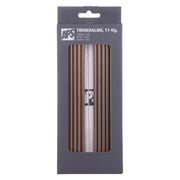 APS drinking straws stainless steel copper incl. cleaning brush set of 11