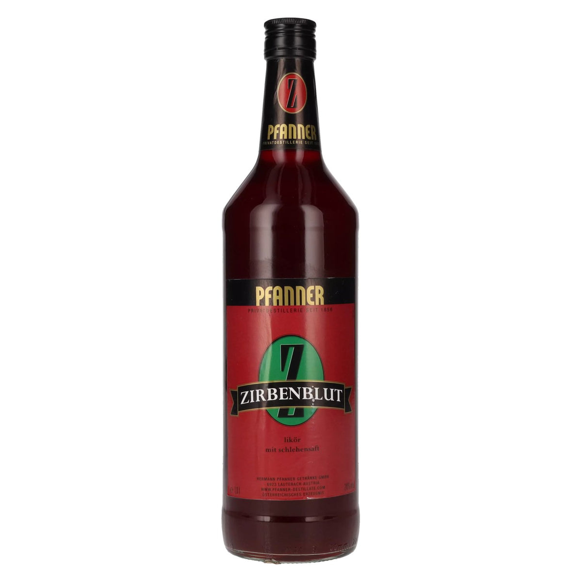 Pfanner Zirbenblut liqueur 24% vol. 1l