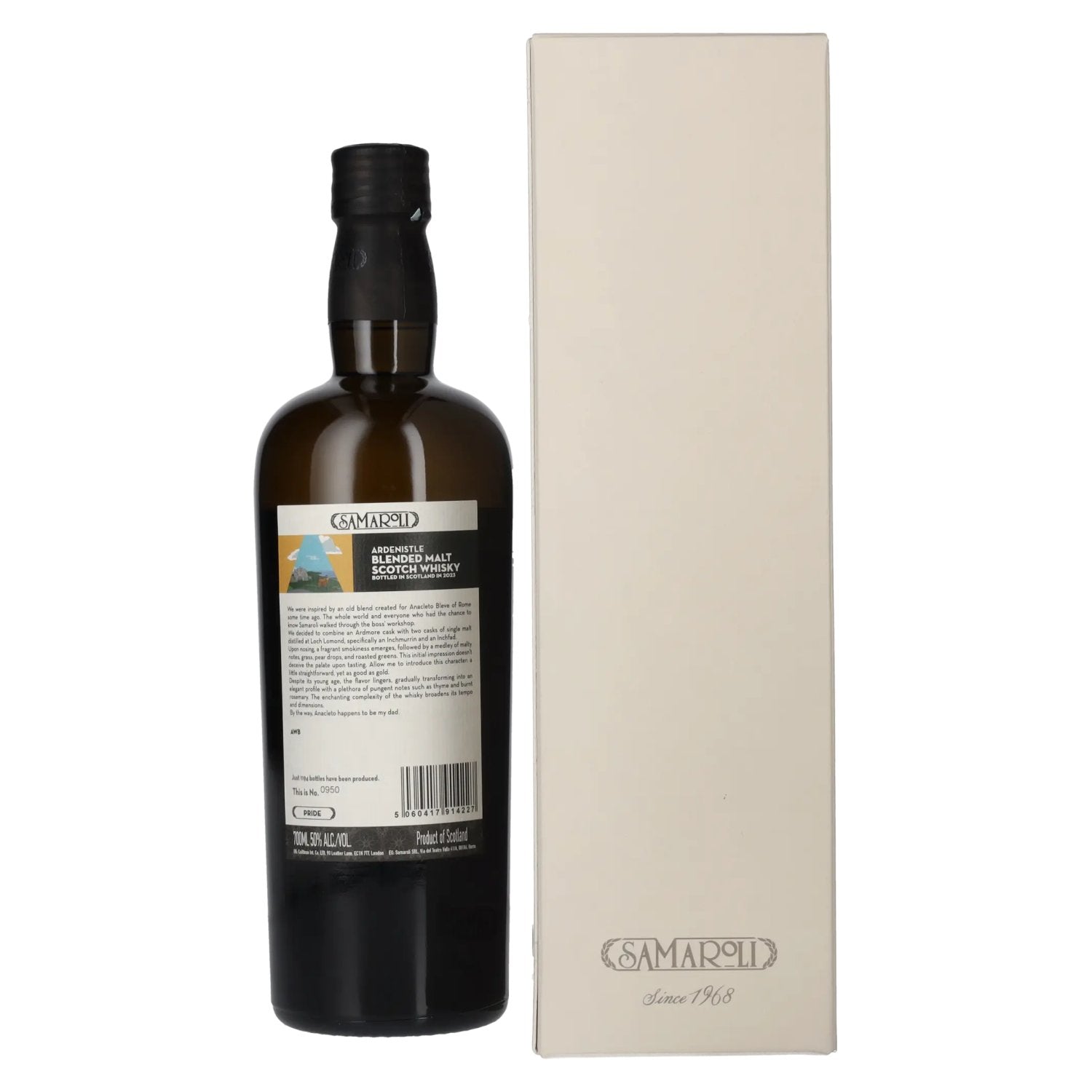Samaroli ARDENISTLE Blended Malt Scotch Whisky 2023 50% Vol. 0,7l in gift box