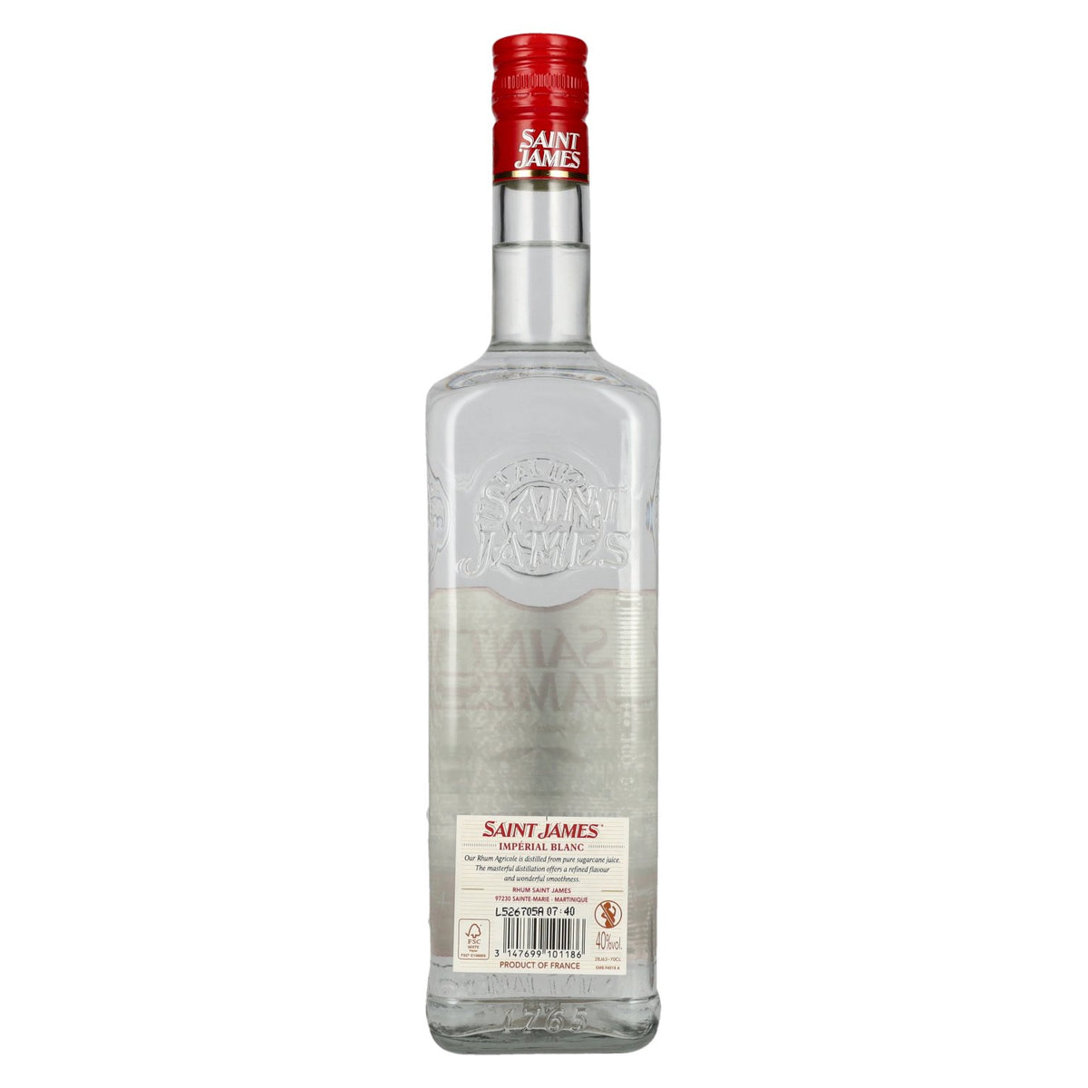 Saint James Rhum Blanc Agricole Martinique 40% Vol. 0,7l
