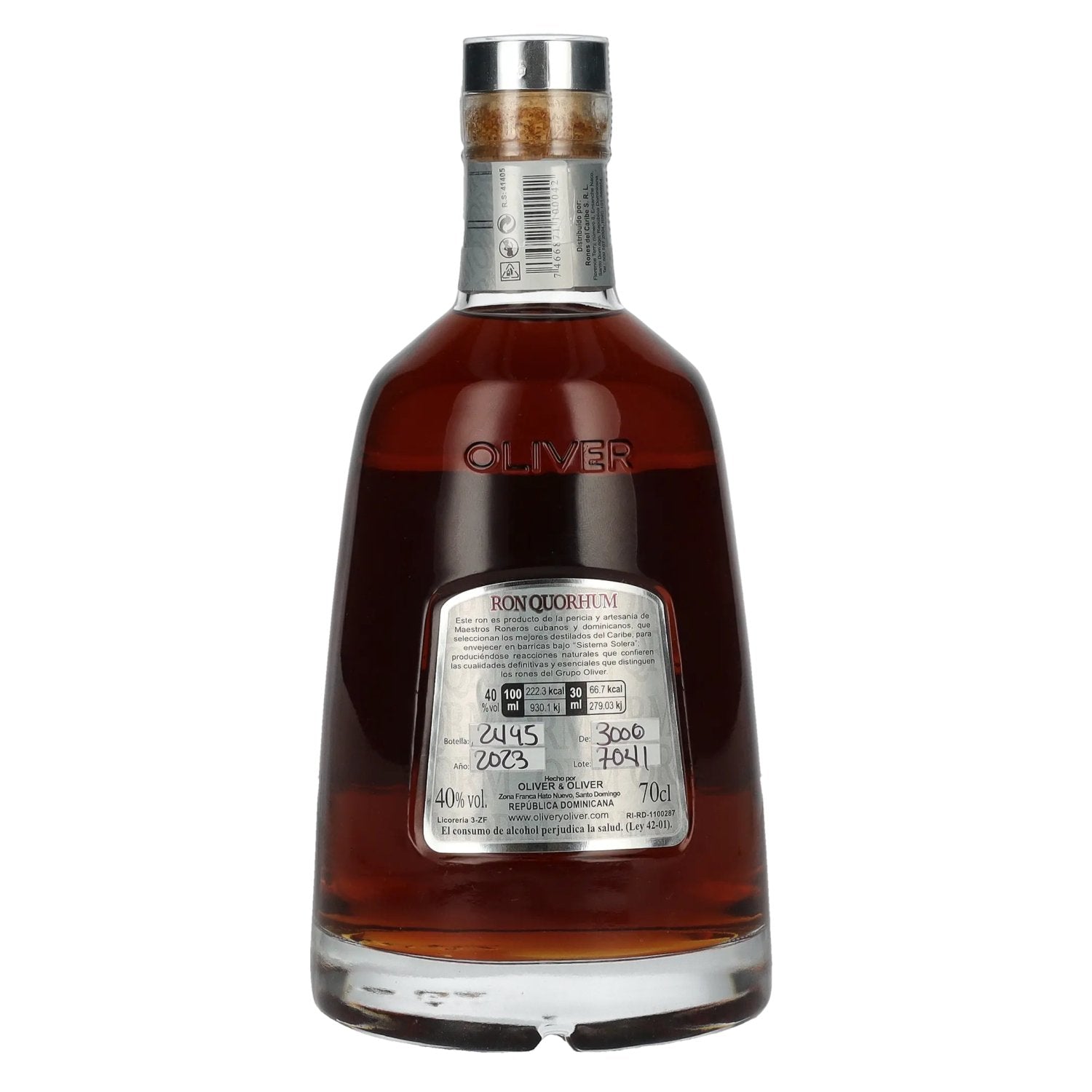 Ron Quorhum 30 Aniversario Old Vintage Rum 40% Vol. 0,7l en boîte cadeau