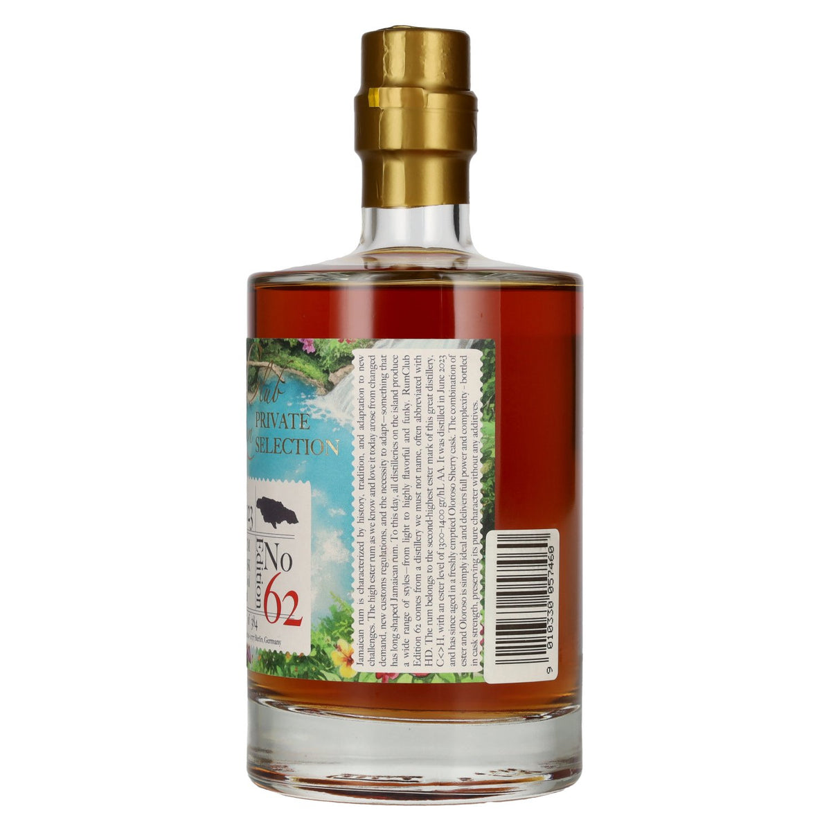 Rum Club PRIVATE SELECTION Jamaica Single Cask Rum Edition 62 2023 63.5% vol. 0.5l