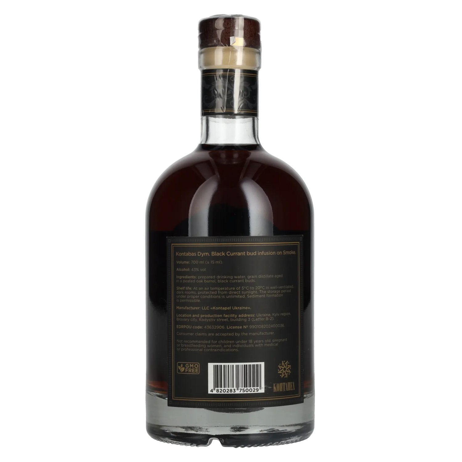 Kontapel Kontabas Smoke 43% vol. 0,7l