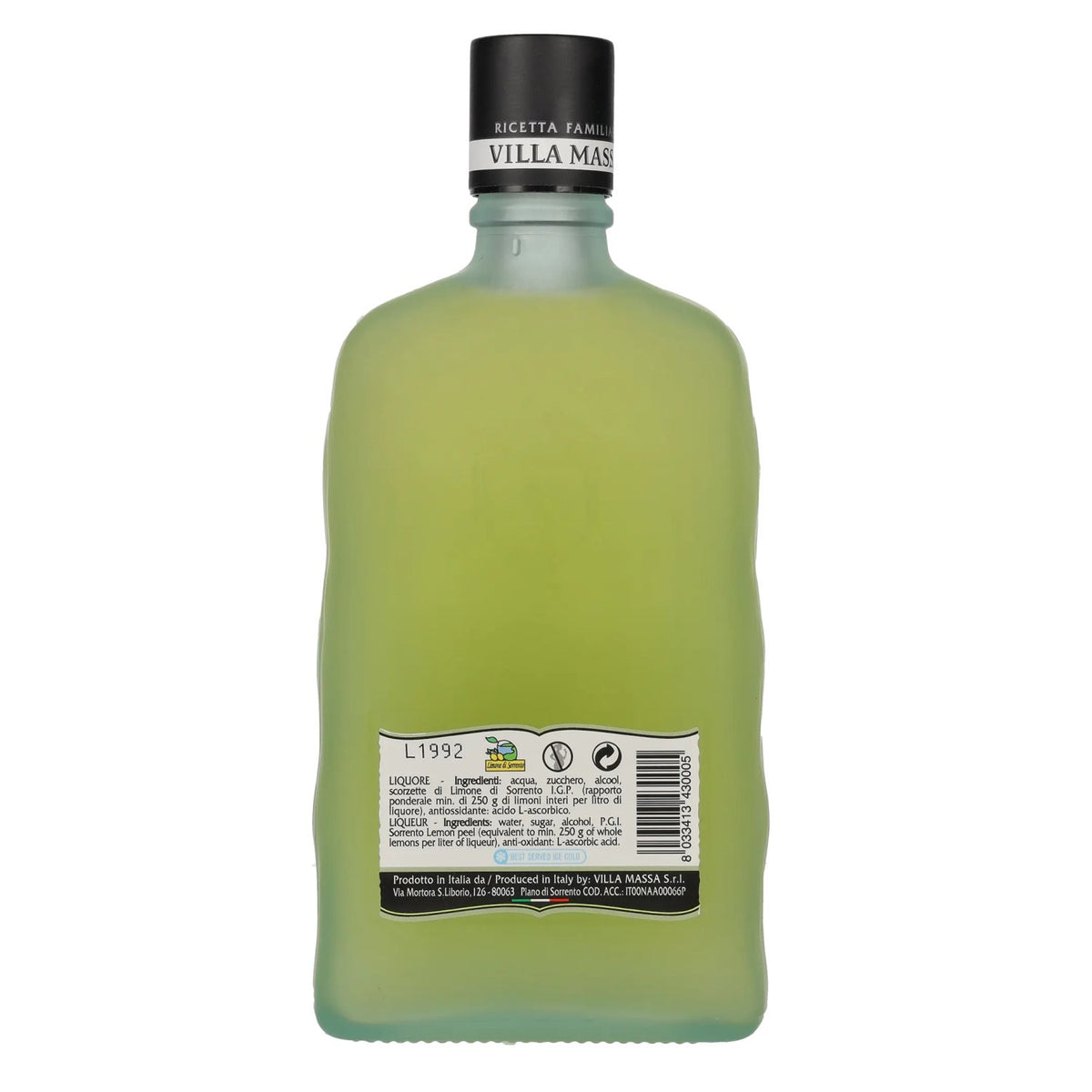 Villa Massa LIMONCELLO LIMONE DI SORRENTO 30% Vol. 0,5l