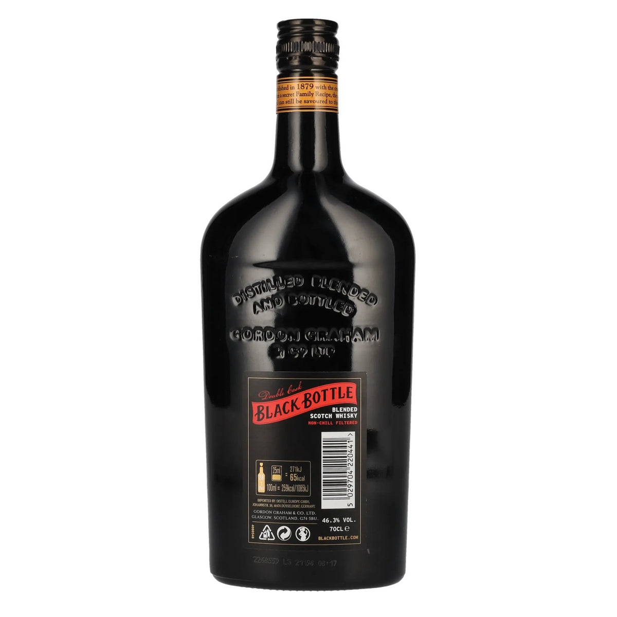Black Bottle DOUBLE CASK Blended Scotch Whisky 46,3% Vol. 0,7l