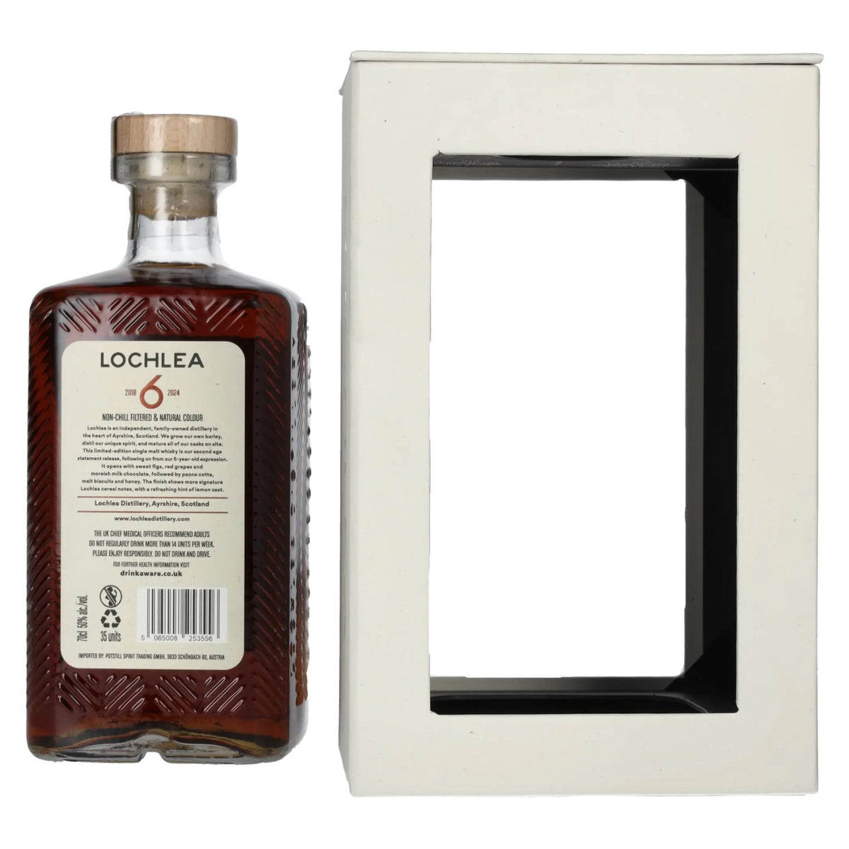 Lochlea 6 Years Old Single Malt Scotch Whisky 2018/2024 50% Vol. 0,7l in Geschenkbox