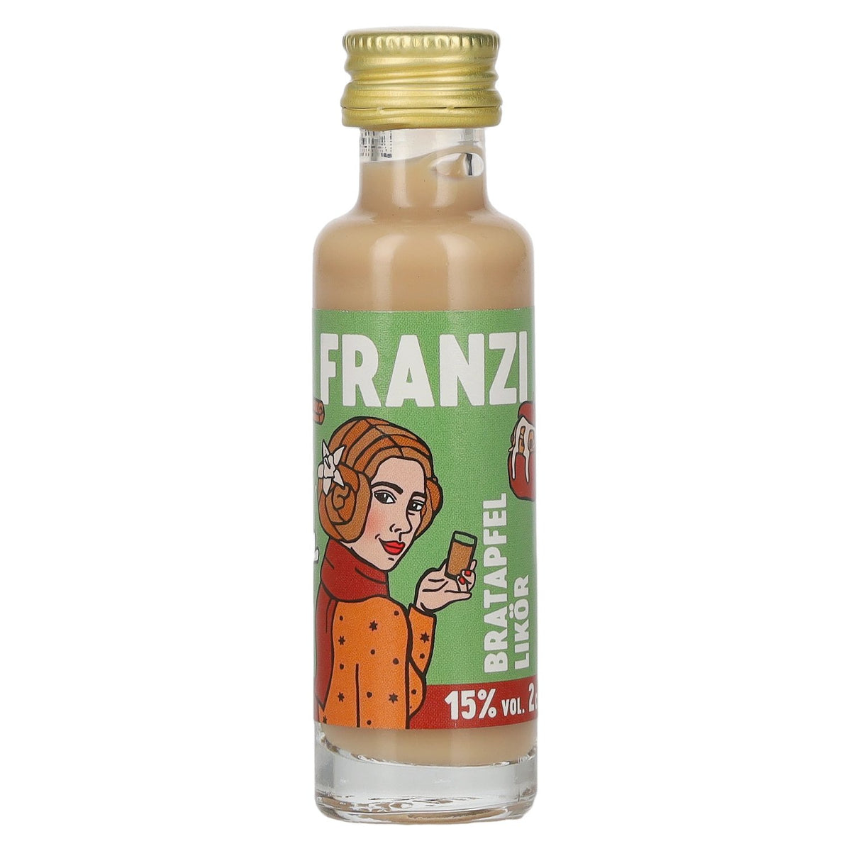 Franzi Bratapfel Likör 15% Vol. 0,02l