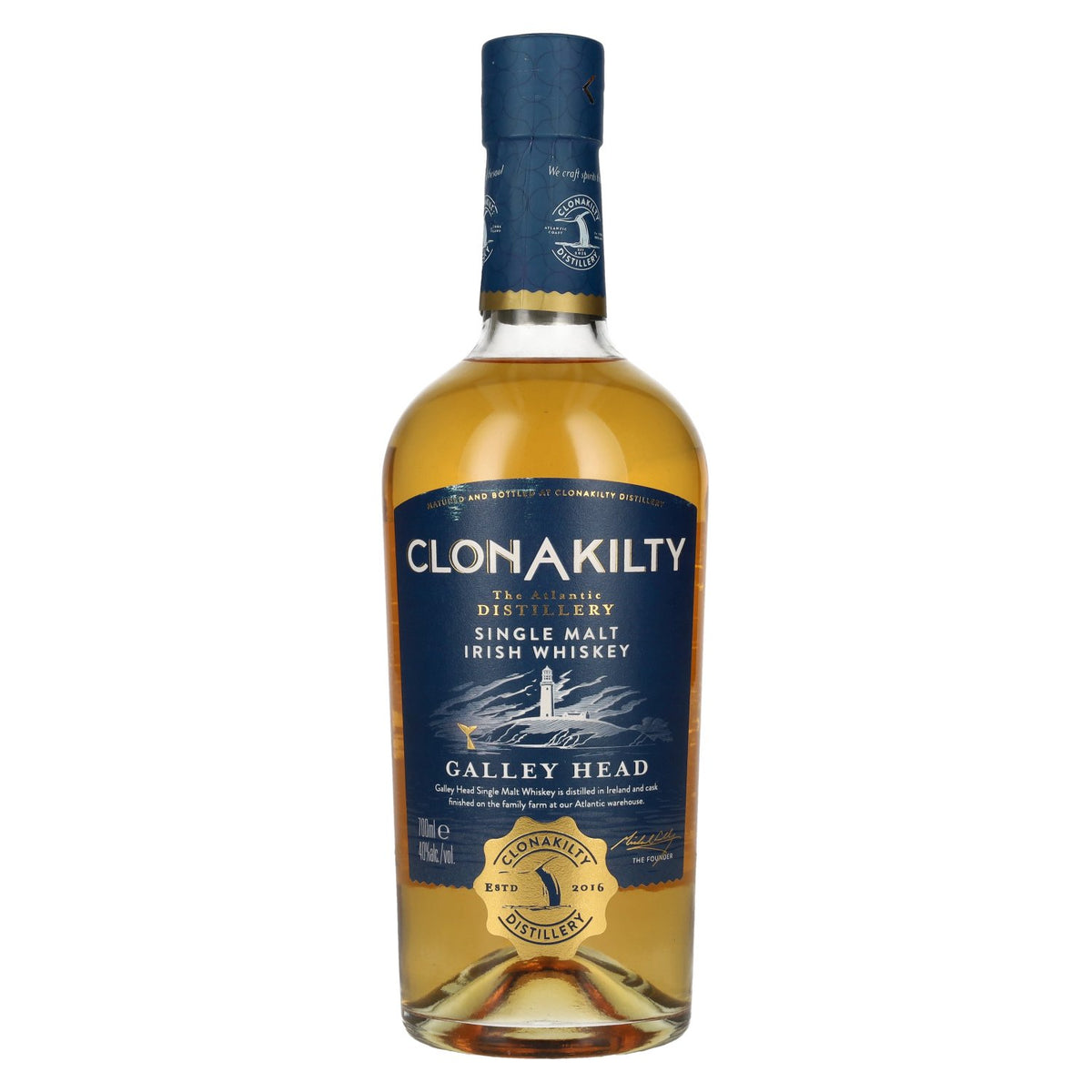 Clonakilty GALLEY HEAD Single Malt Irish Whiskey 40% vol. 0.7 l