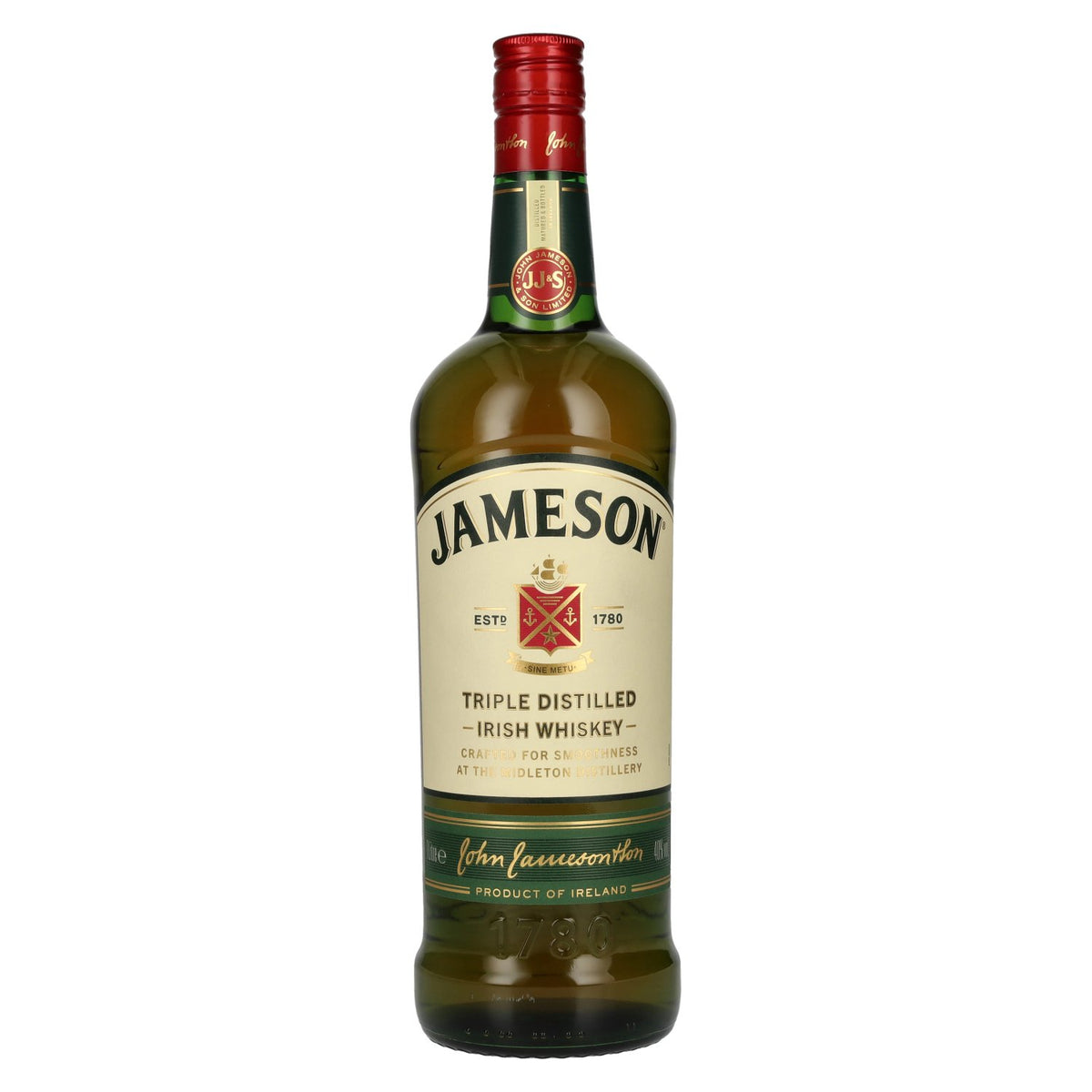 Jameson Whiskey irlandais triple distillé 40% vol. 1l