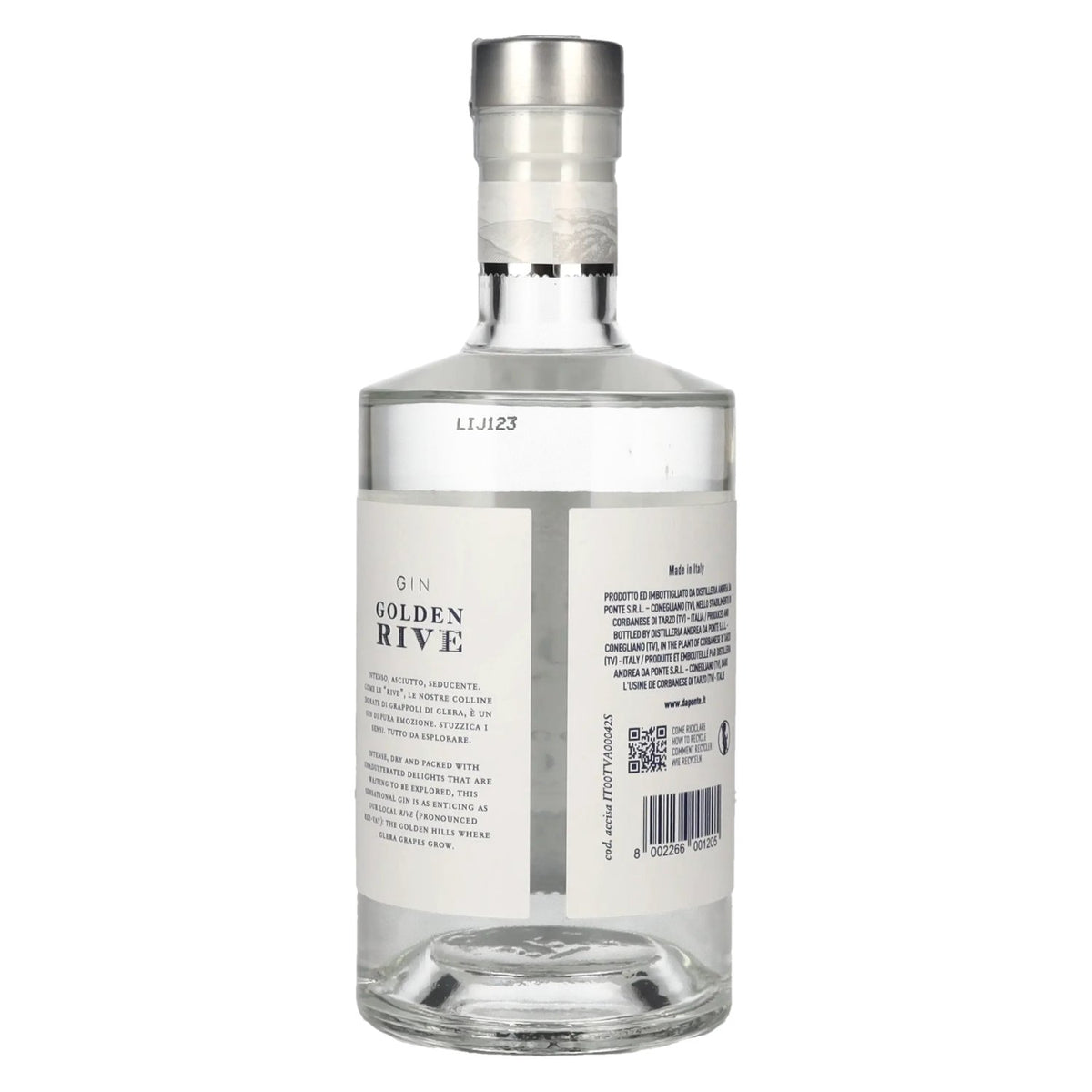 Andrea Da Ponte Golden Rive London Dry Gin 41.7% Vol. 0.7l