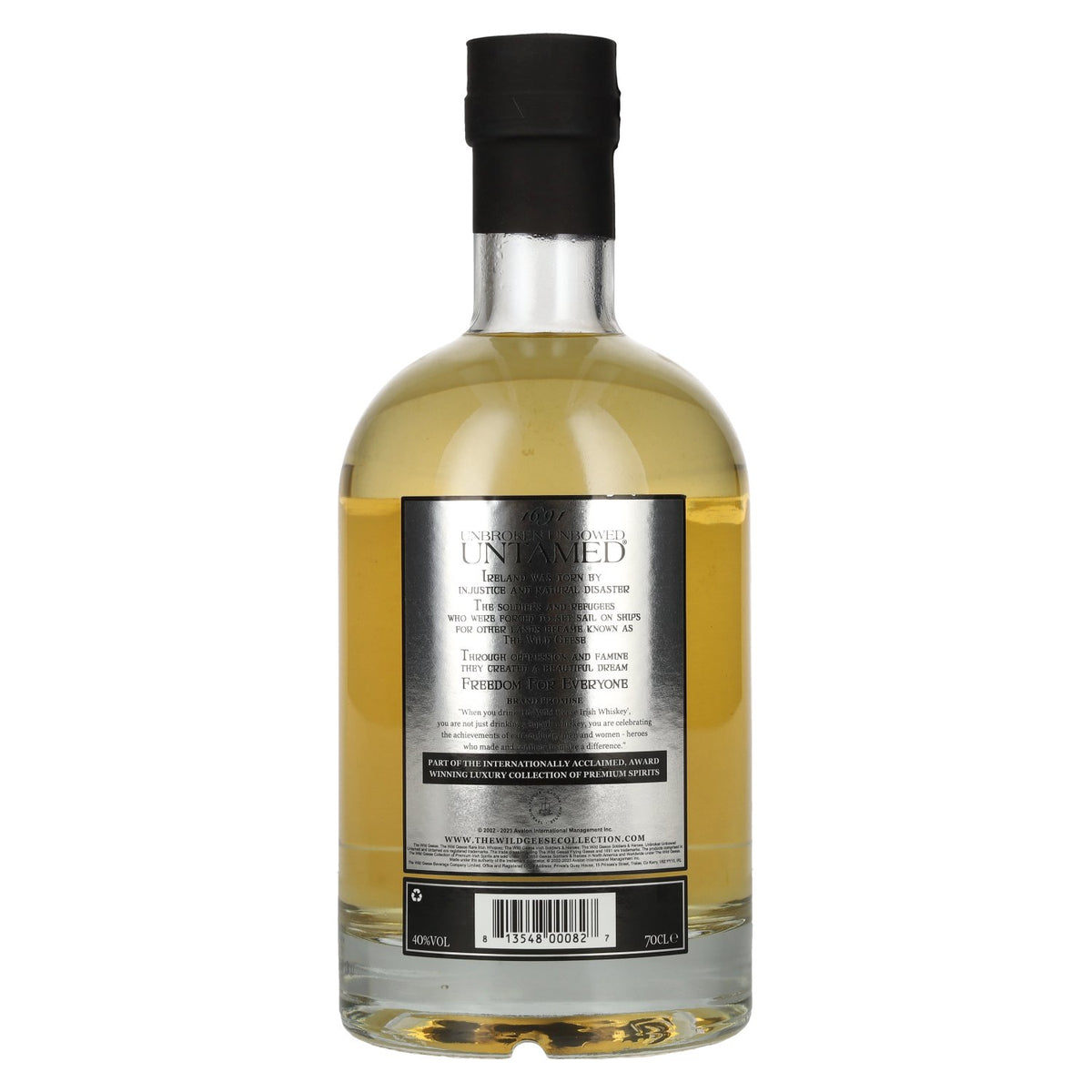 The Wild Geese Classic Blend Untamed Irish Whiskey 40% Vol. 0,7l
