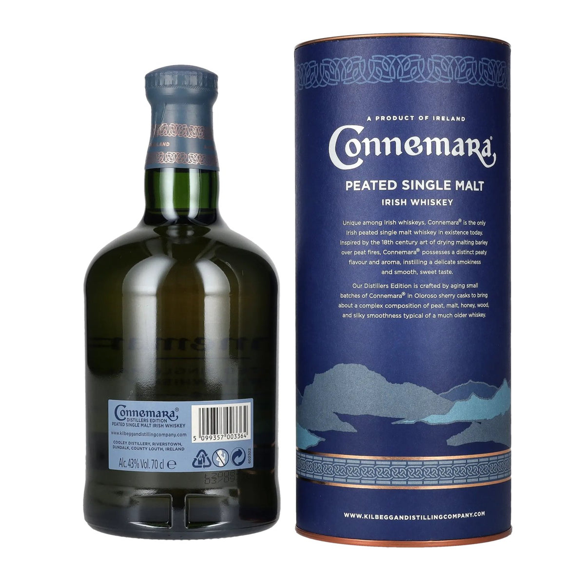 Connemara DISTILLERS EDITION Peated Single Malt Irish Whiskey 43% Vol. 0,7l in gift box