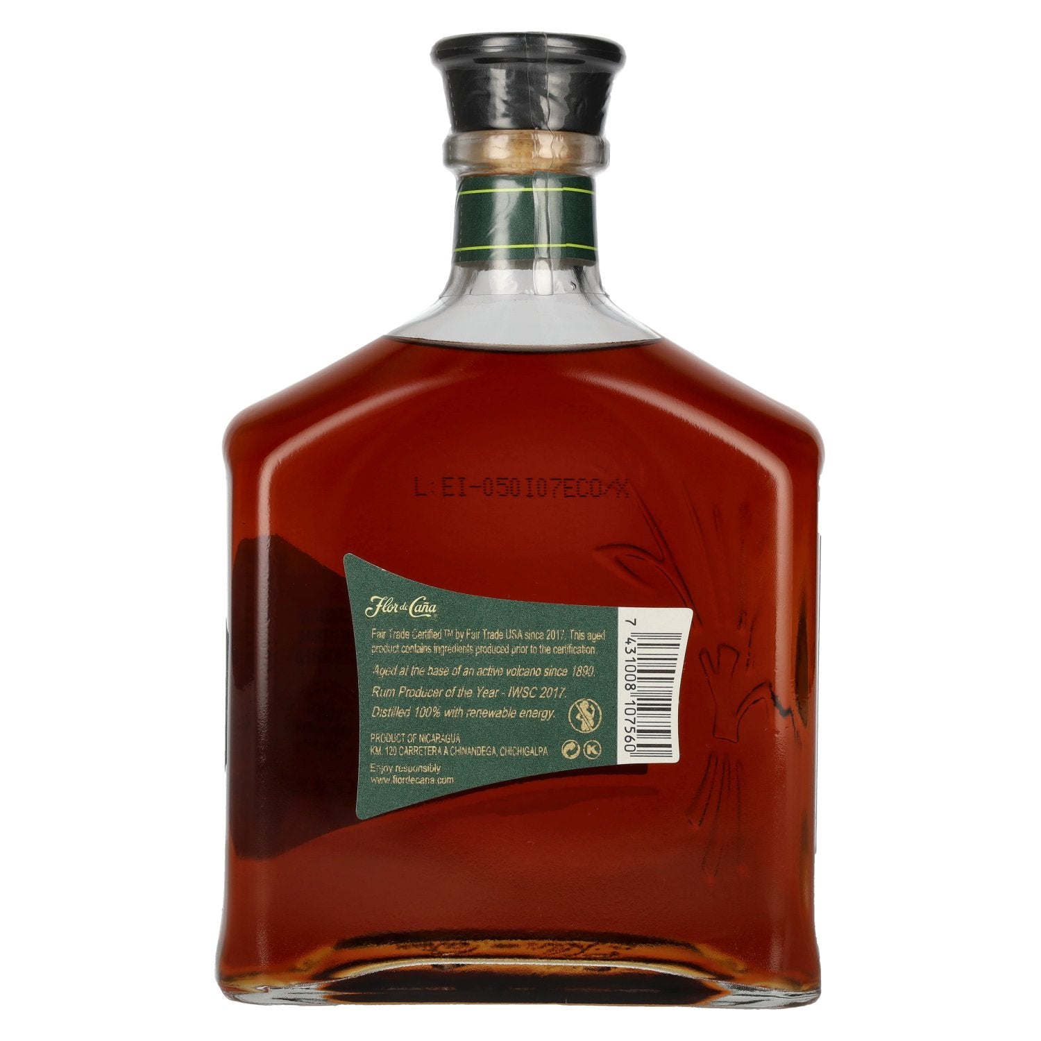 Flor de Caña ECO Rum 40% ABV 0.7l
