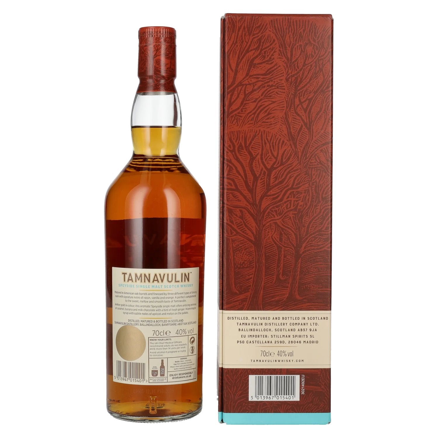 Tamnavulin SHERRY CASK Speyside Single Malt Scotch Whisky 40% Vol. 0,7l in gift box