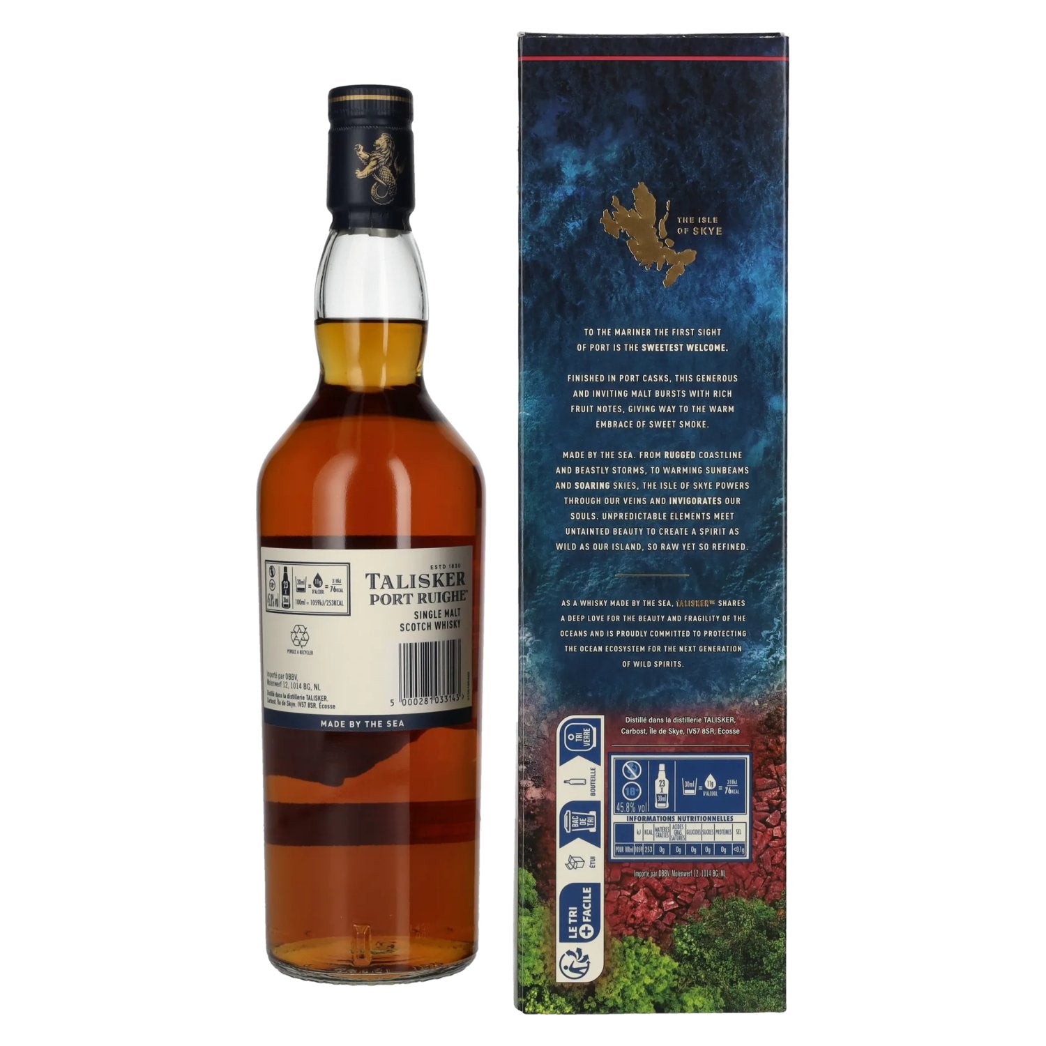 Talisker PORT RUIGHE Single Malt Scotch Whisky 45,8% Vol. 0,7l in gift box